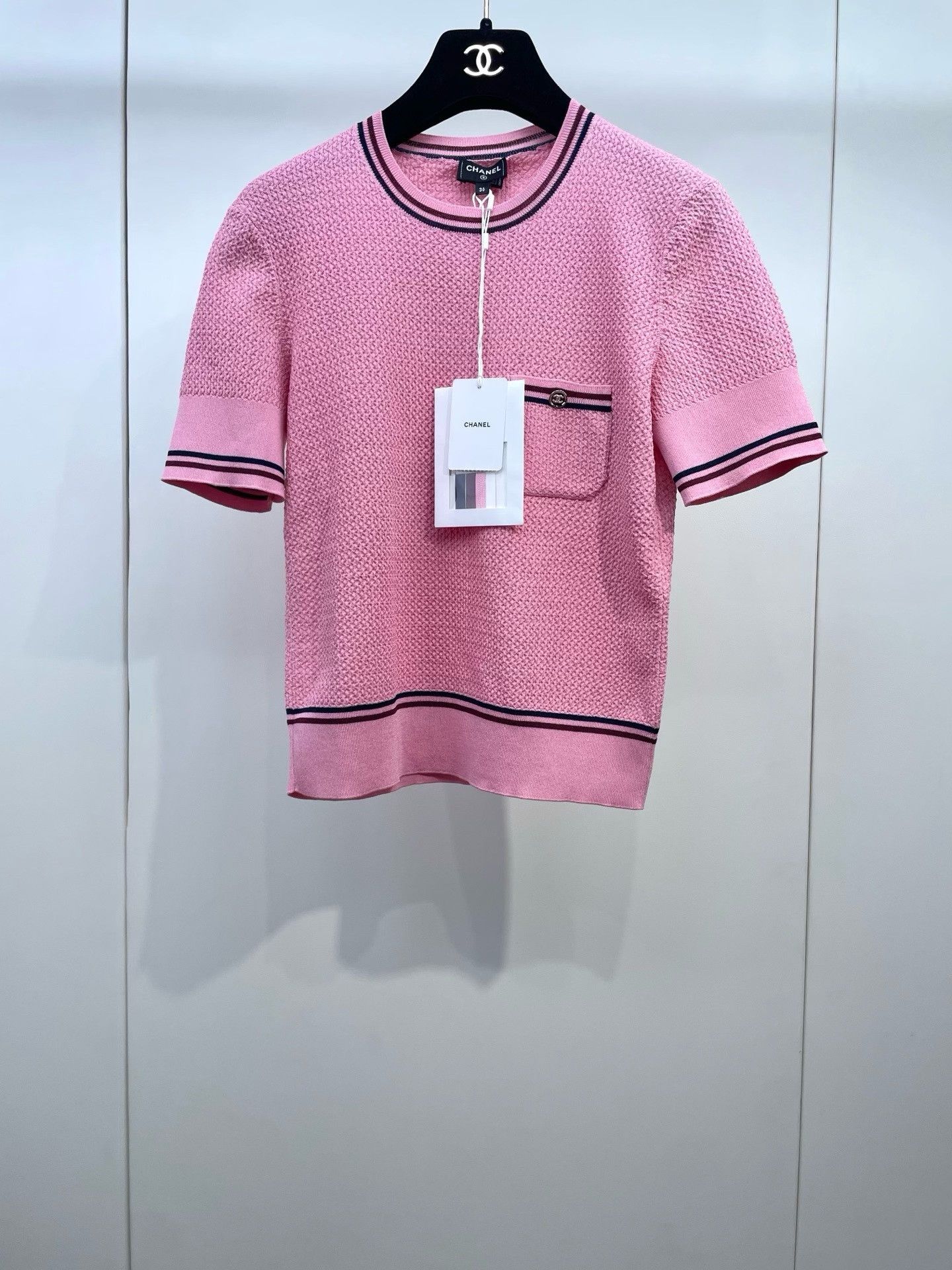 Chanel Chanel 23A Workshop Knit Short Sleeve Size XS / US 0-2 / IT 36-38 - 1 Thumbnail