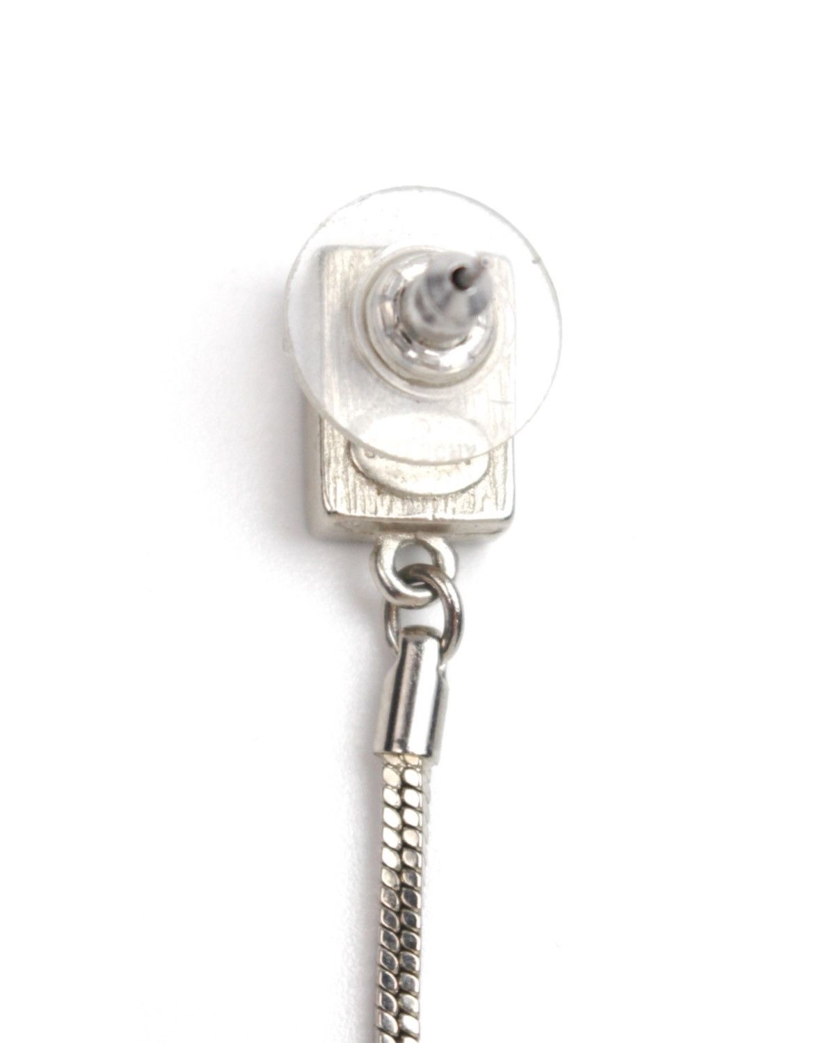 Givenchy 1990S GIVENCHY "G" CHARM CHAIN DROP EARRING Size ONE SIZE - 3 Thumbnail