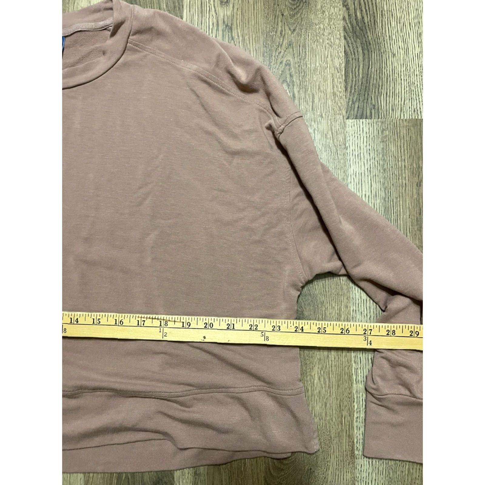 Old Navy Old Navy Shirt Women's XL Brown Long Sleeve French Terry Live In Size XL / US 12-14 / IT 48-50 - 5 Thumbnail