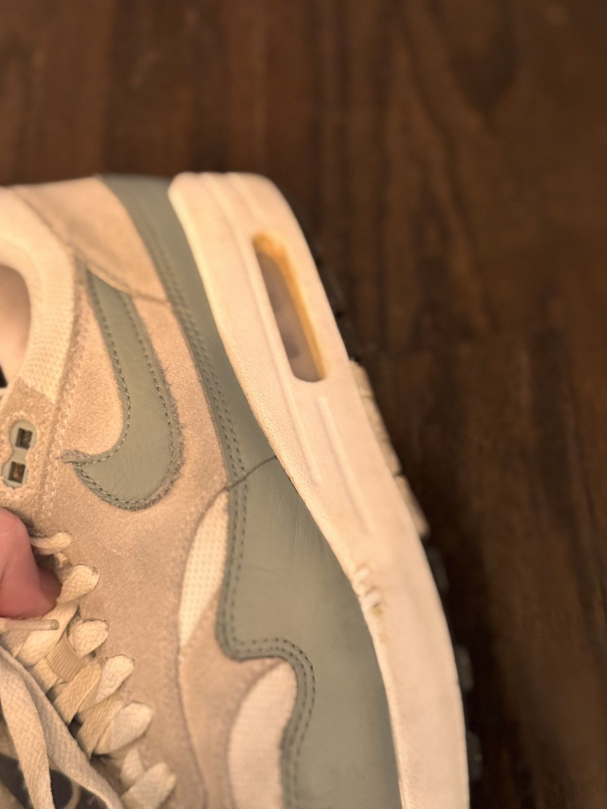 Nike Nike Air Max 1 SC Low Mica Green White Photon Dust Size US 10 / EU 43 - 10 Thumbnail