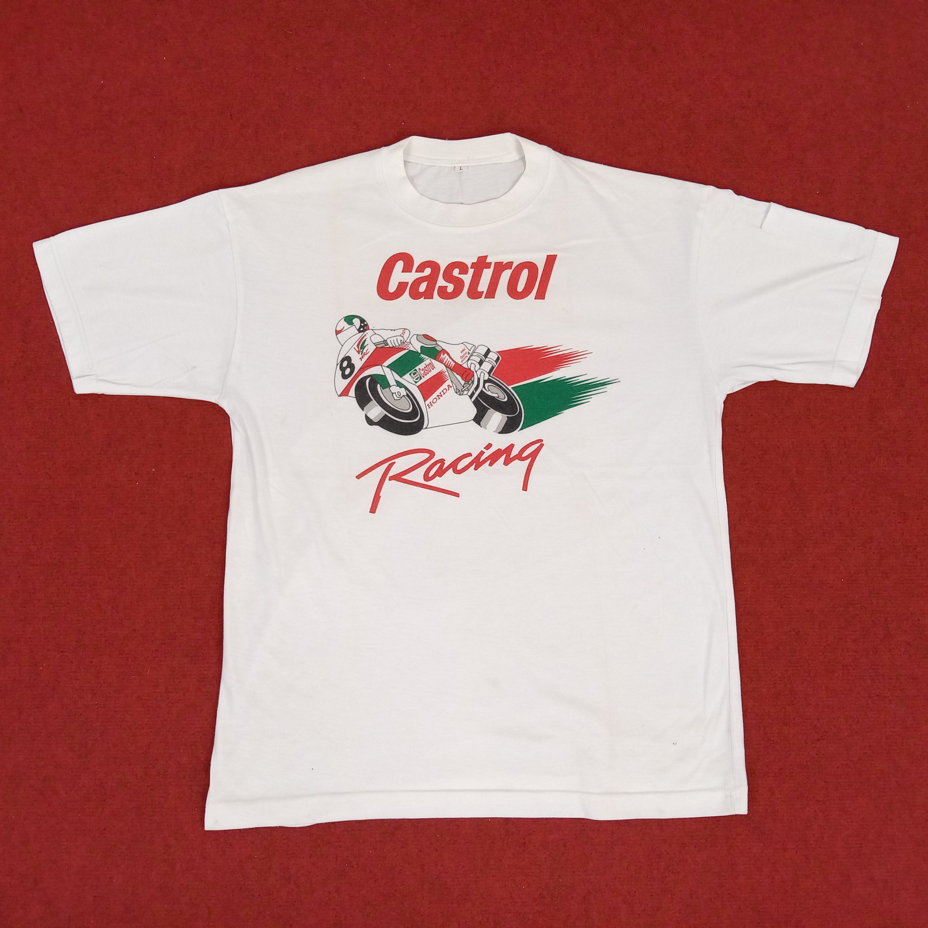 Honda × Vintage Castrol Racing Honda MotoGP Design Promo Tshirt Size US L / EU 52-54 / 3 - 1 Thumbnail