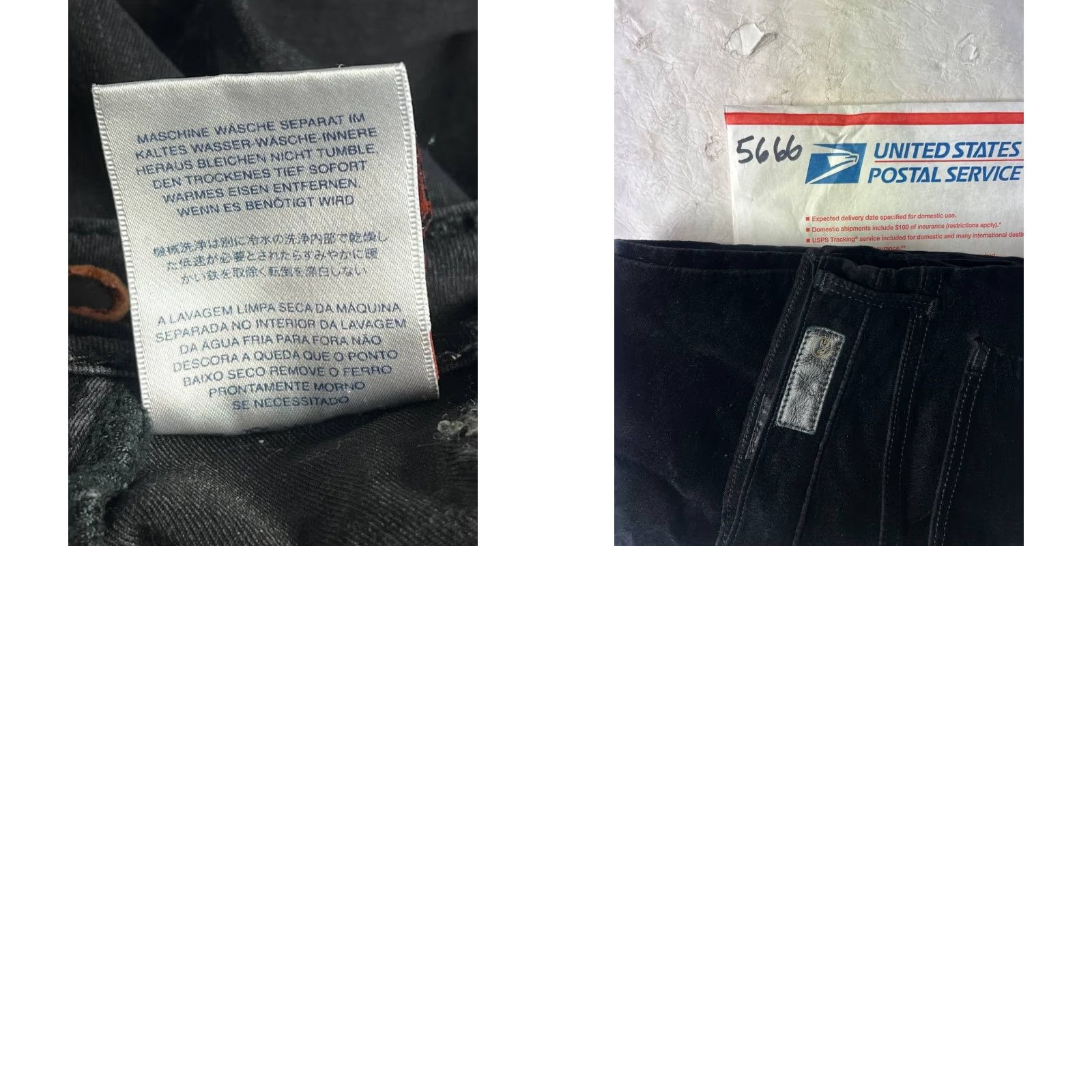 Velvet AG Adriano Goldschmied The Legging Super Skinny Jeans Ankle Black Size 25 Womens Slim Cotton Blend Velvet 25 Size 42" / US 20 - 9 Thumbnail
