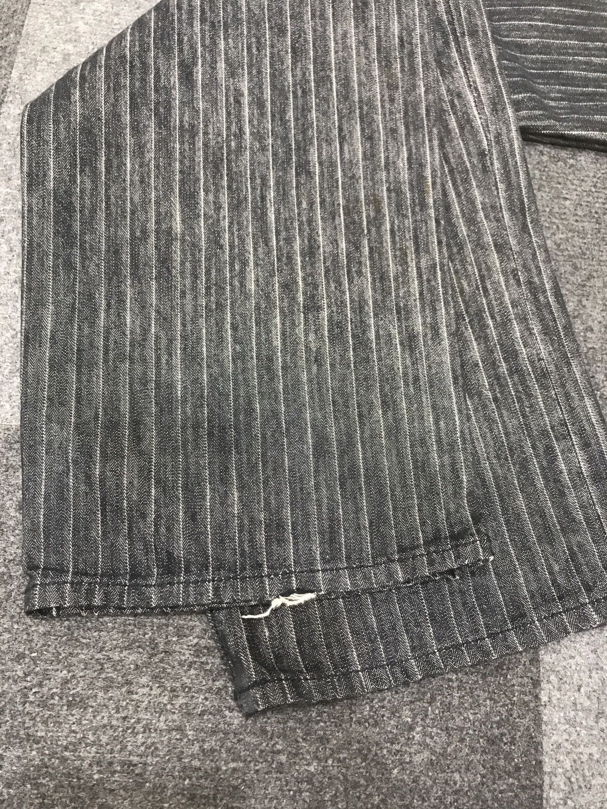 Japanese Brand 💥VERY RARE💥FINWAY STRIPE Herring Bone Twill PANT F144 Size US 29 - 15 Thumbnail