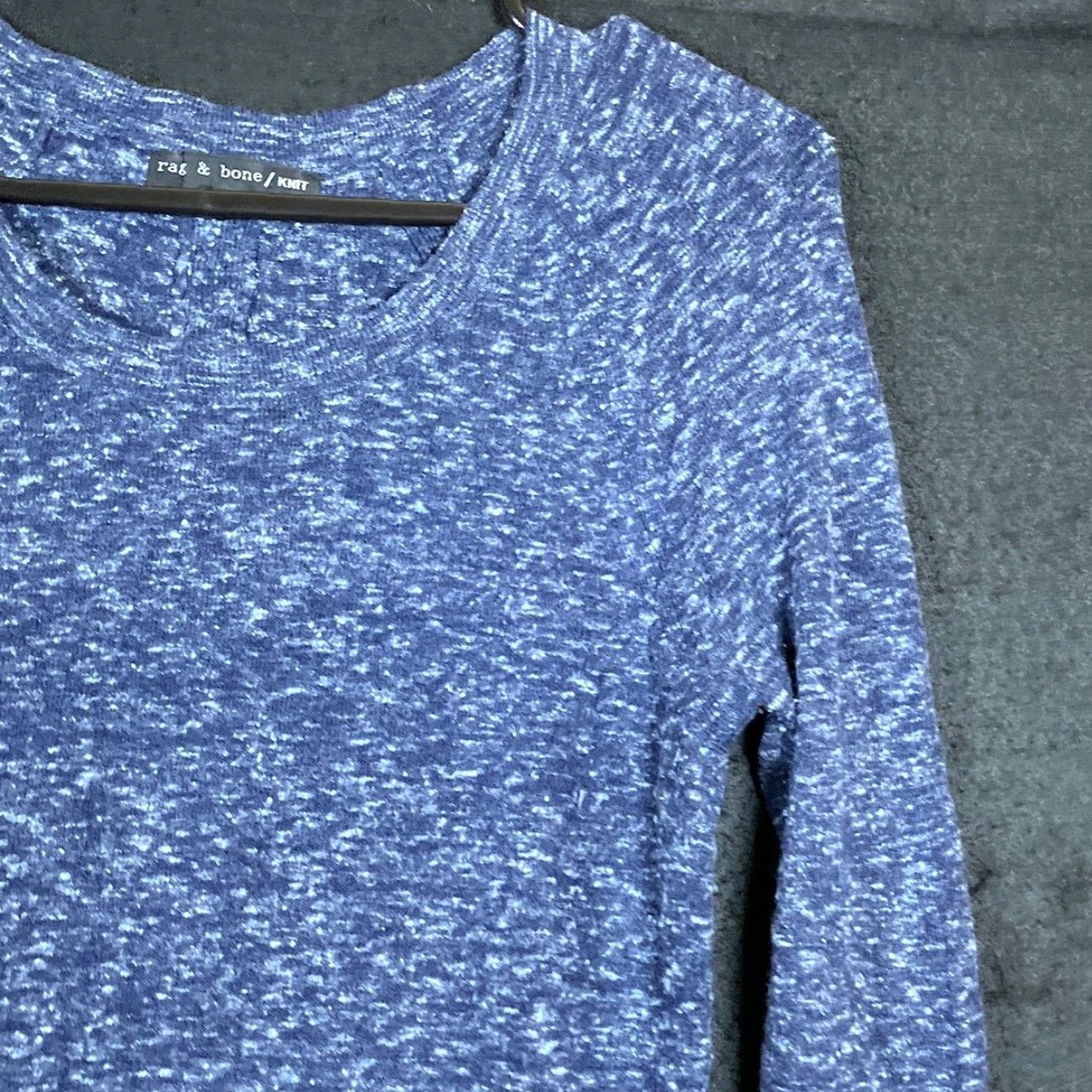 Rag & Bone Rag & Bone Womens Sweater Dress Dark Navy Knit Long Sleeve Wool Blend Stretch XS Dress Sweater Knit Long Sleeve Wool Blend XS Womens Size XS / US 0-2 / IT 36-38 - 5 Thumbnail