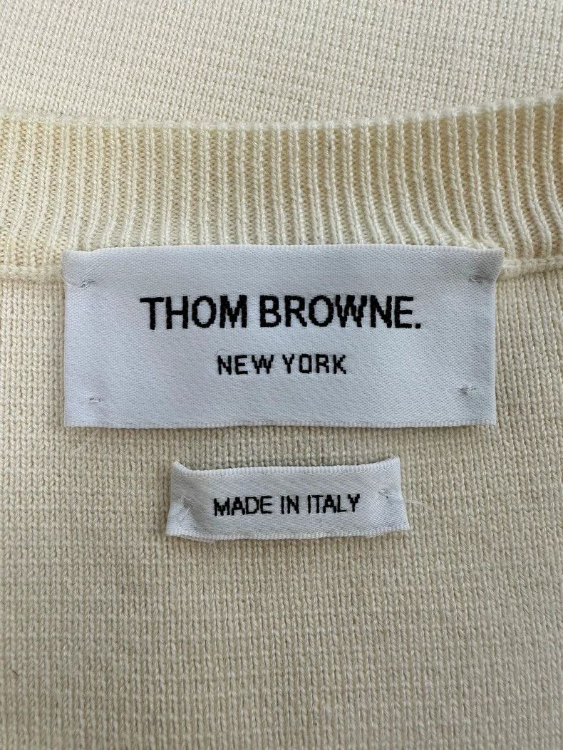 Thom Browne Thom Browne Round collar knit sweater Size US XXL / EU 58 / 5 - 8 Thumbnail