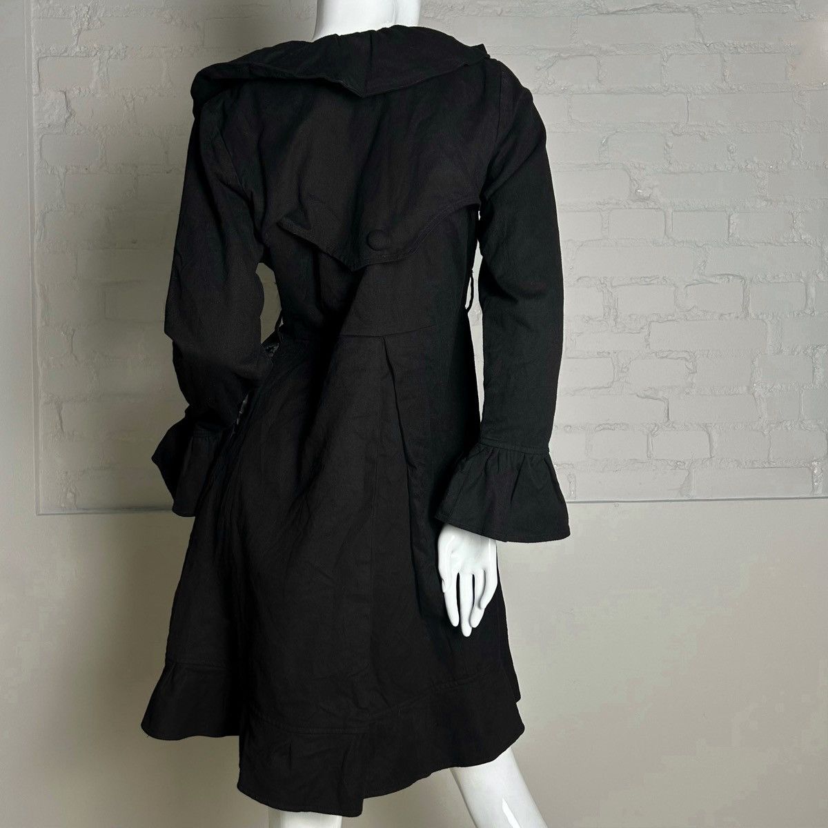 Vintage Avant-garde vintage ruffled coat Size S / US 4 / IT 40 - 7 Thumbnail