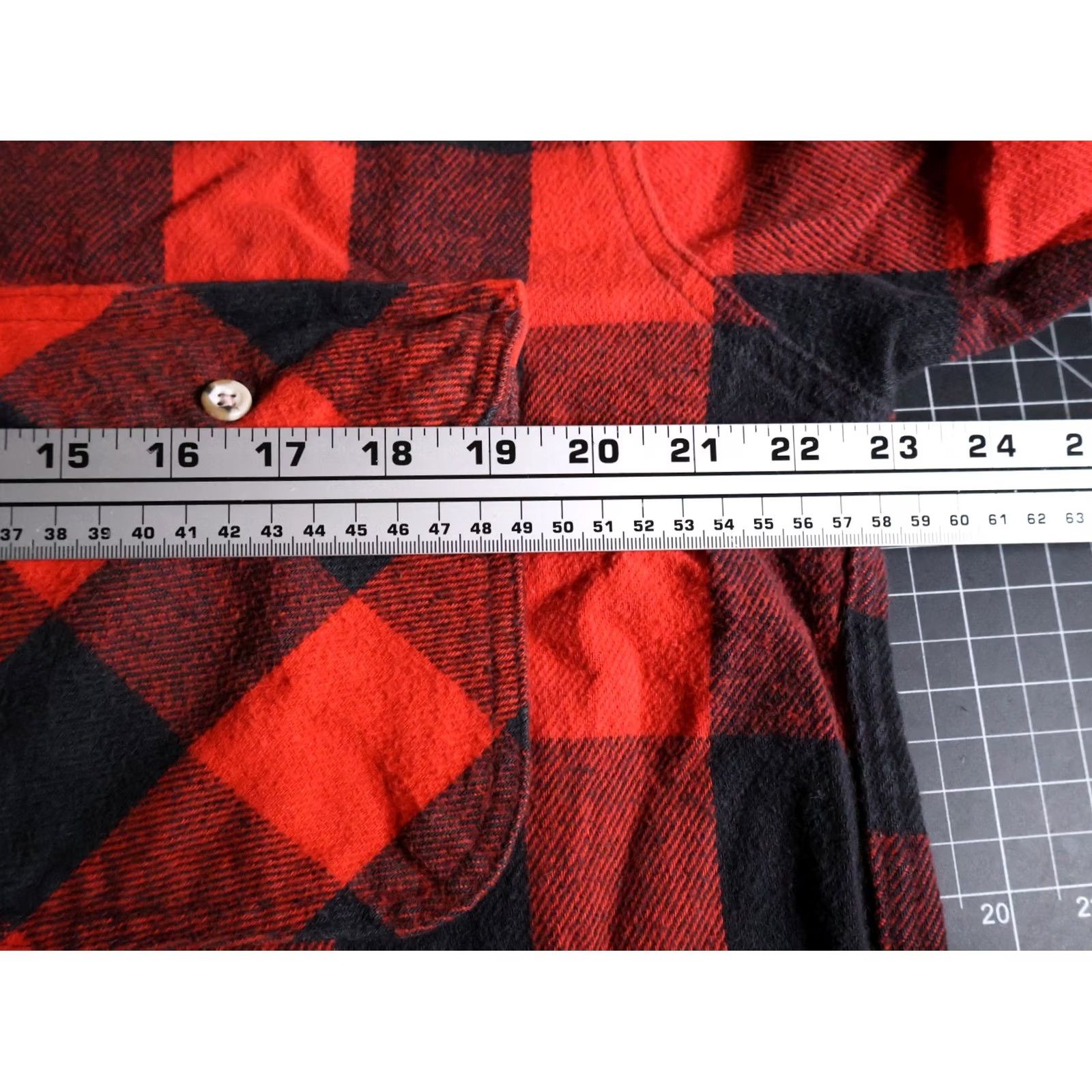 Vintage VINTAGE Five Brother Flannel Shirt Men's Large Red Black Buffalo Plaid Workwear Size US L / EU 52-54 / 3 - 5 Thumbnail