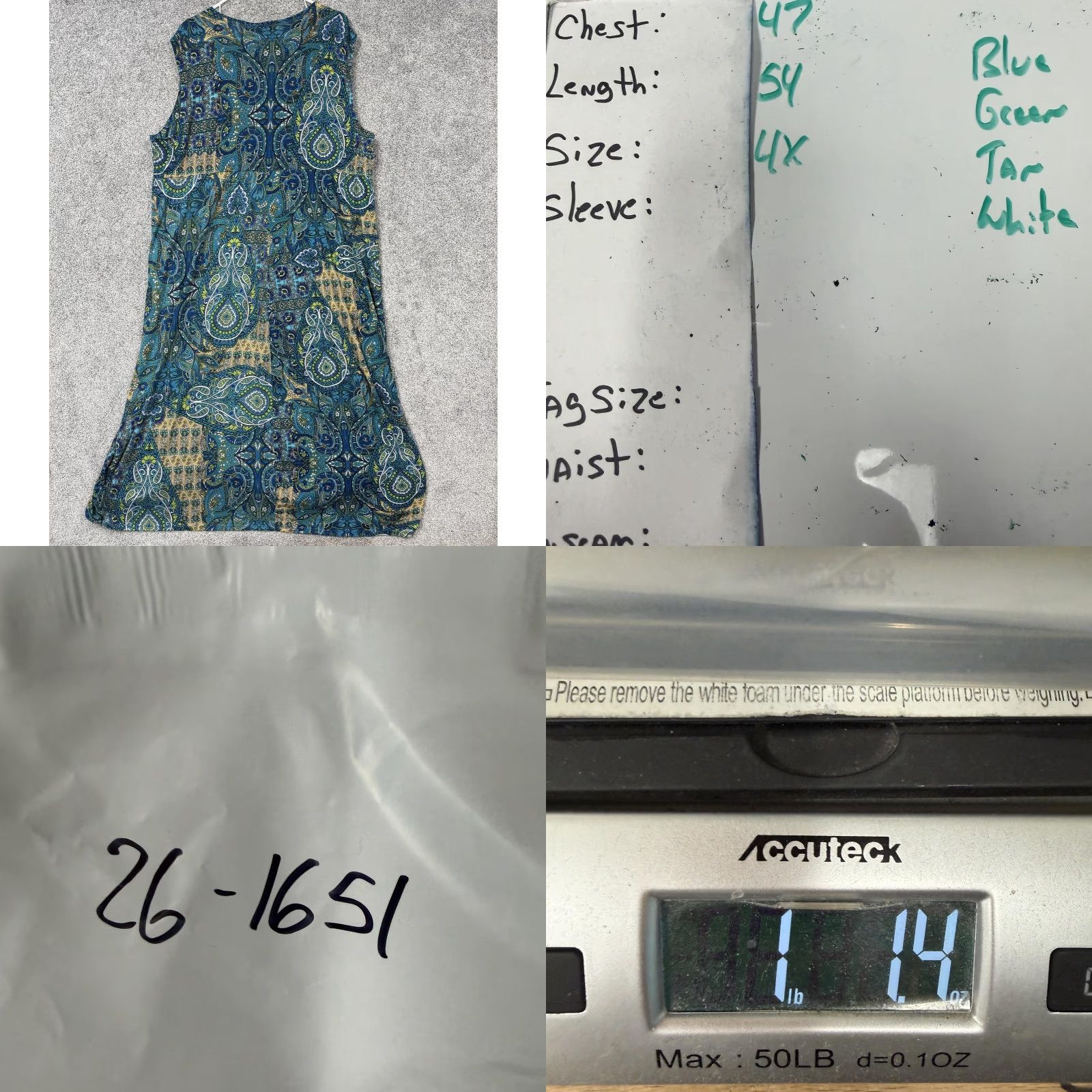 Faded Glory Faded Glory Dress 4X Maxi Beaded Paisley Boho Summer Resort Y2K Beachy Festival Size XXL / US 16-18 / IT 52-54 - 8 Thumbnail