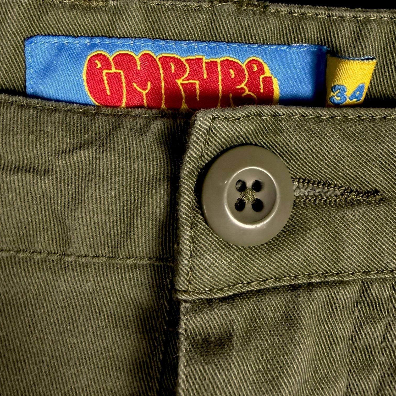 Empyre Men's Empyre Relax Olive Green Cargo Army Utility Pants 32 Size US 32 / EU 48 - 4 Thumbnail
