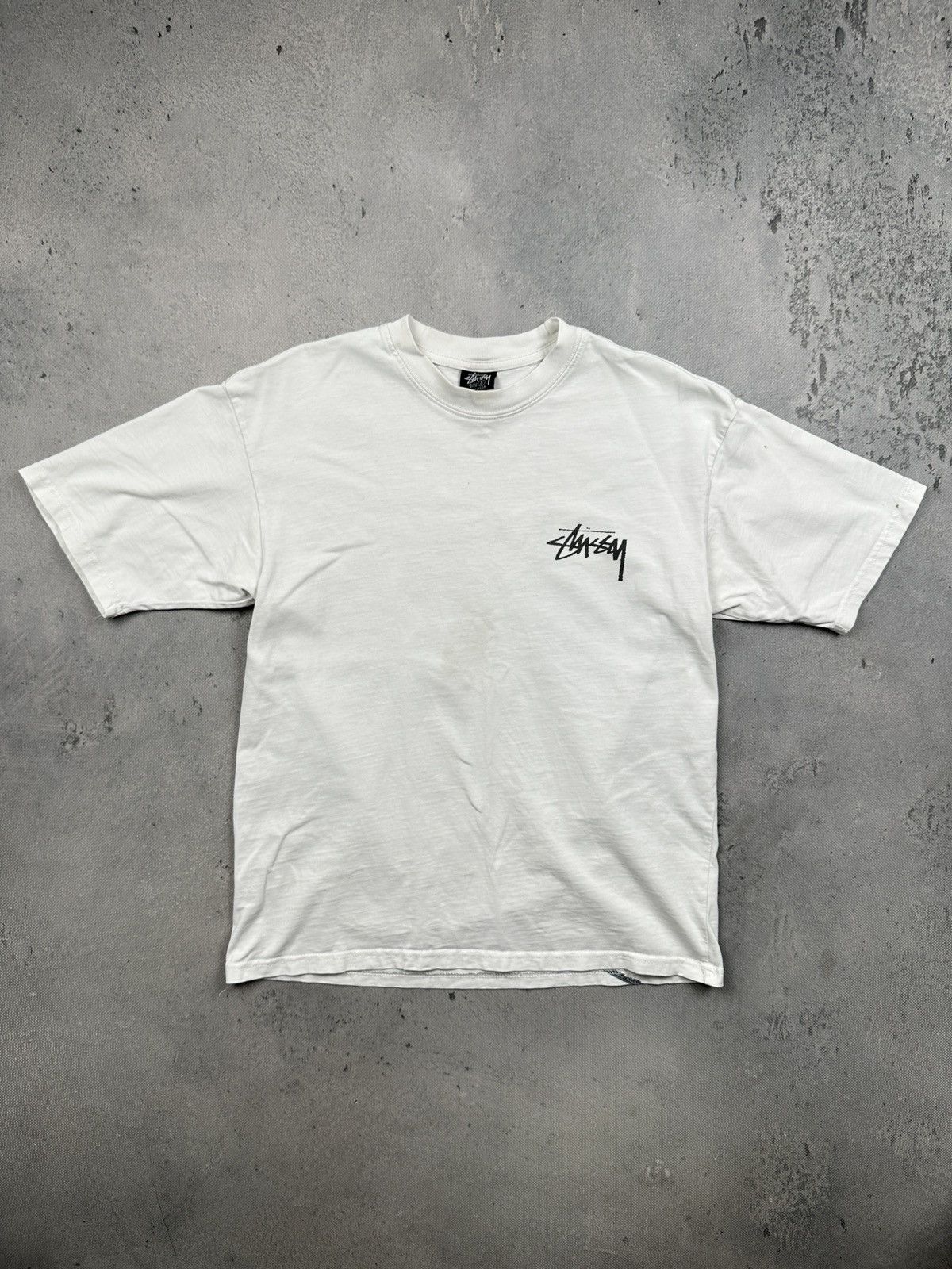 Stussy Stussy Shattered Back Print Tee White Streetwear Graphic USA Size US S / EU 44-46 / 1 - 2 Thumbnail