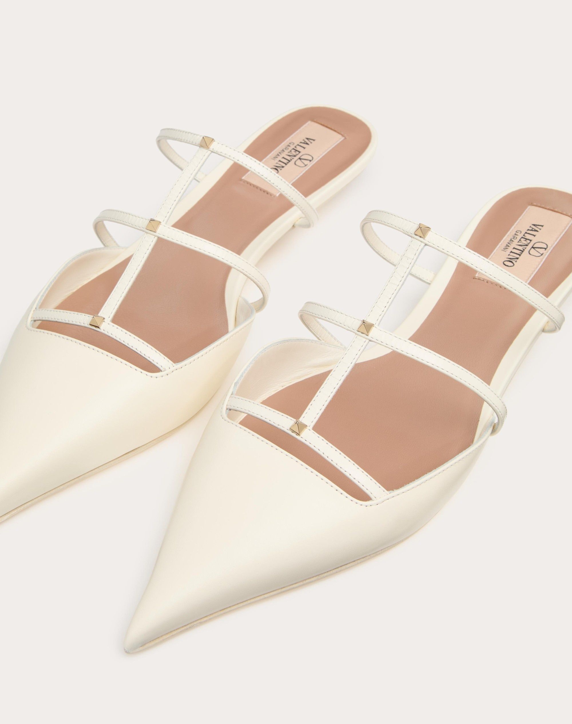 Valentino Rockstud Wisphy Calfskin Mule 20mm Size US 9 / IT 39 - 1 Thumbnail