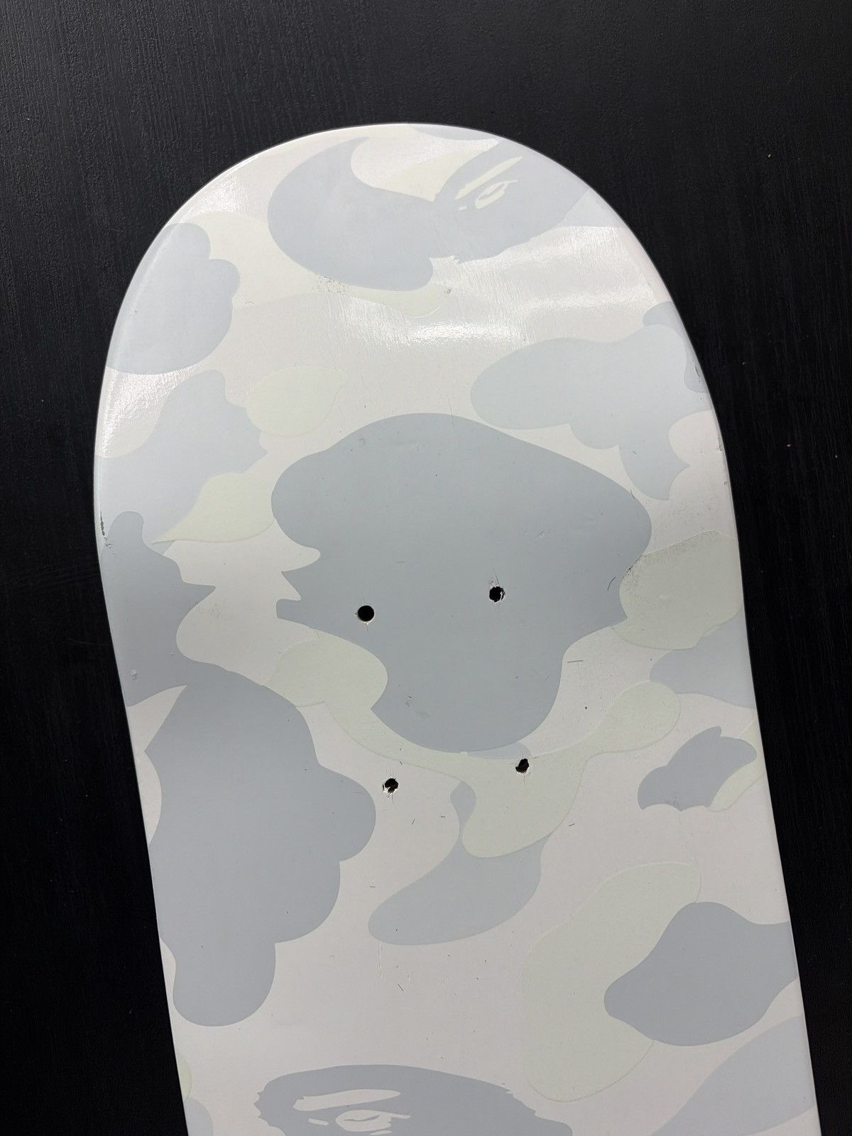 Bape Bape City Camo Skateboard Deck White Grey Size ONE SIZE - 5 Thumbnail