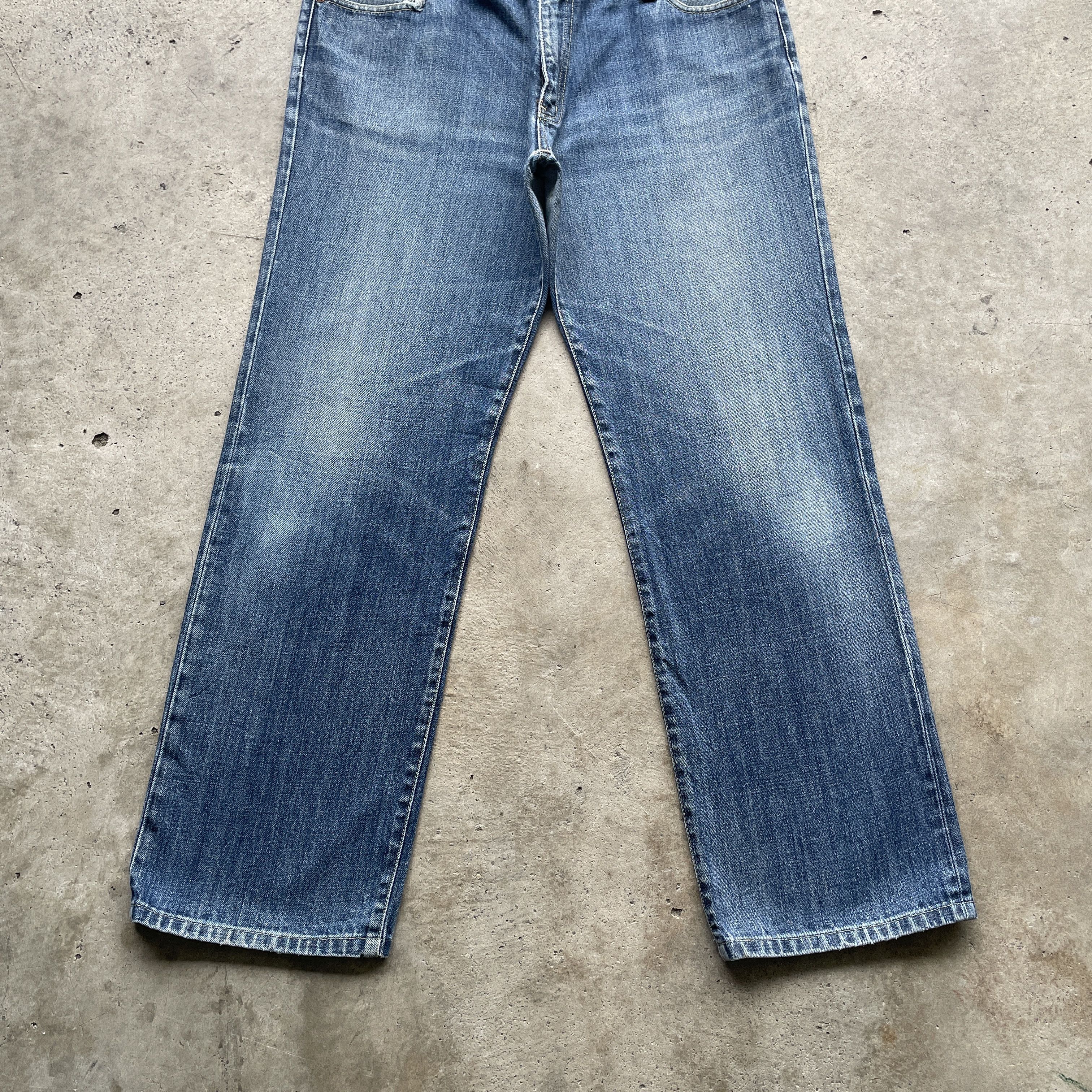 Japanese Brand × Vintage VINTAGE JAPANESE JEANS FADED DENIM PANTS W37x30 Size US 37 - 4 Thumbnail