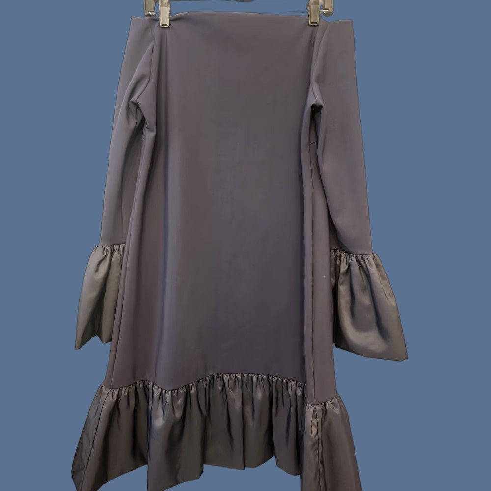 a line midi evening dress Metallic Champagne V Neck A Line Midi Formal Dress main image 0