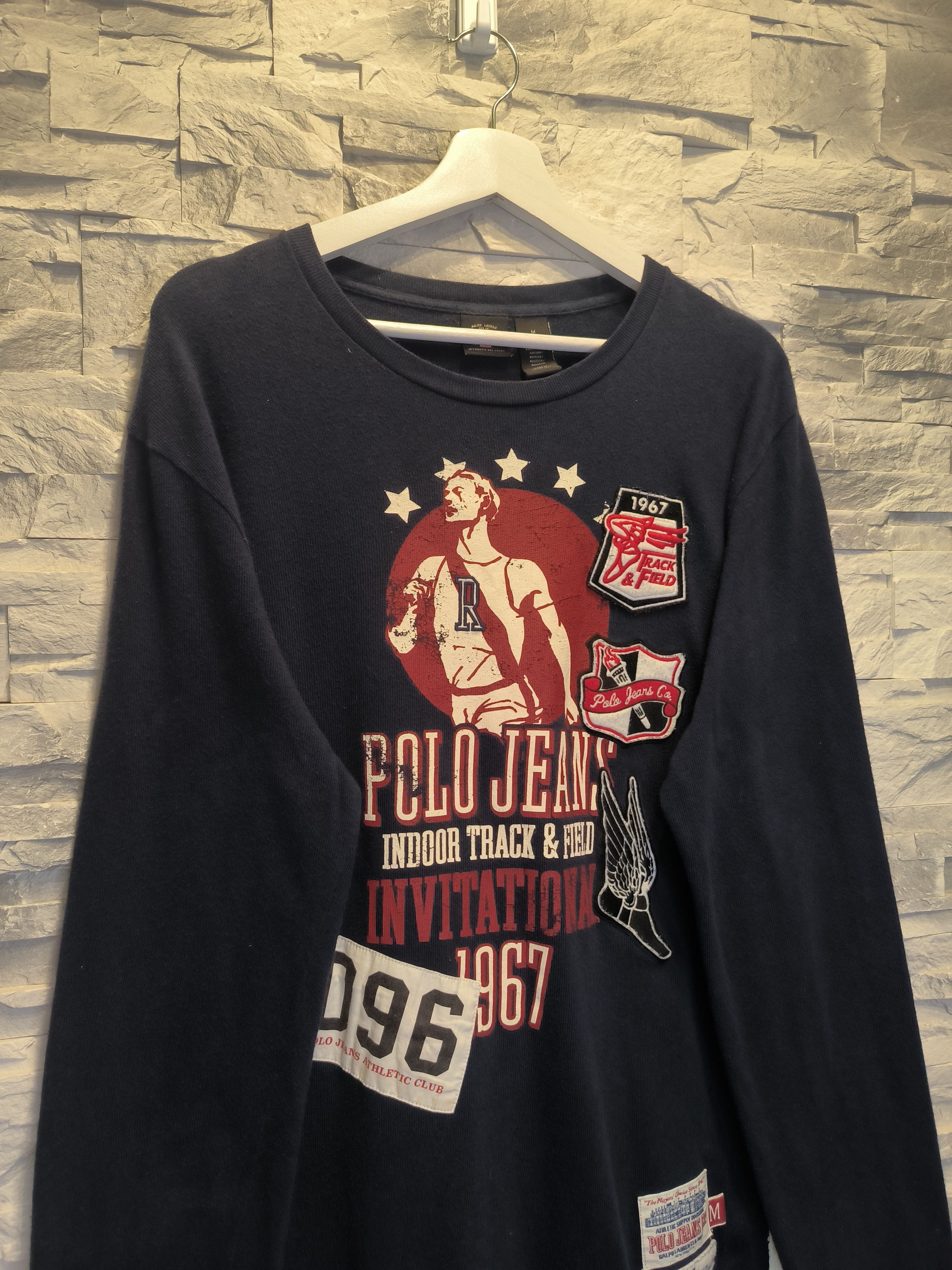 Polo Ralph Lauren × Vintage Polo Jeans Company Ralph Lauren Vintage Sweatshirt Logo Size US M / EU 48-50 / 2 - 3 Thumbnail