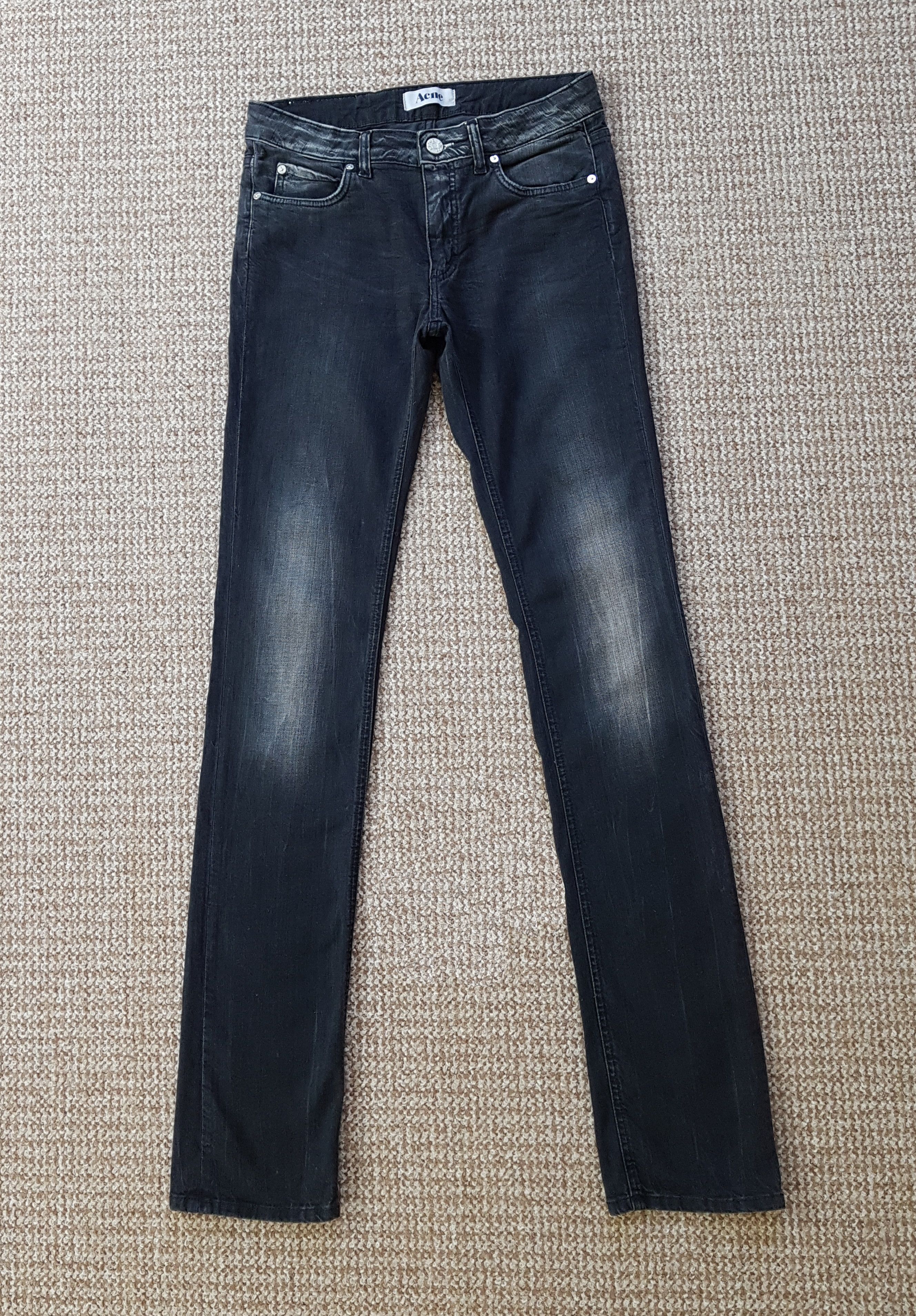 Acne Studios Acne Jeans vintage Hex Black Pure womens denim Size 28" / US 6 / IT 42 - 2 Thumbnail