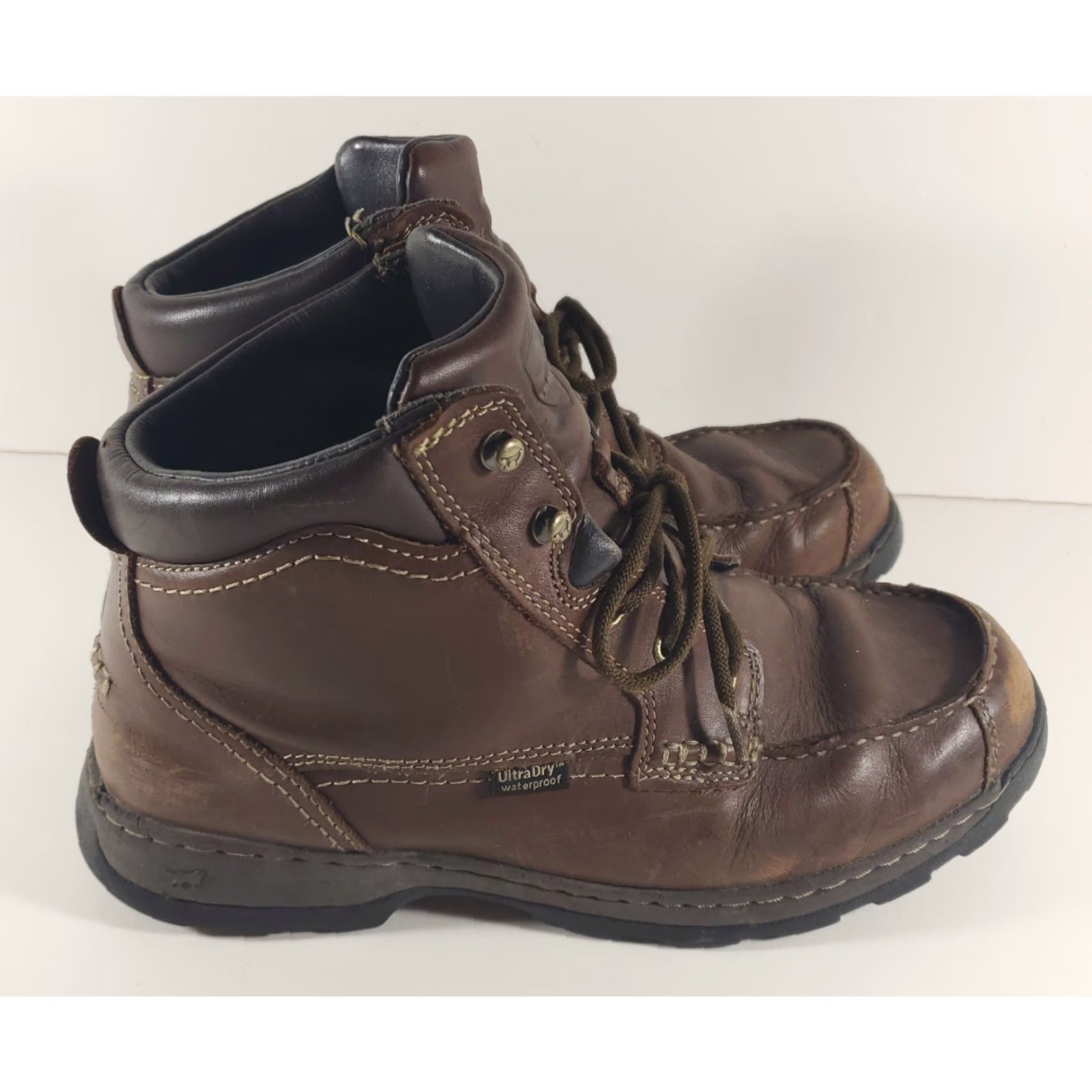 Vintage Irish Setter Chukka Boots Brown Mens 10.5 Leather Waterproof Soft Paw Mens Boot Brown Leather Waterproof 10.5 Irish Setter Size US 11 / EU 44 - 6 Thumbnail