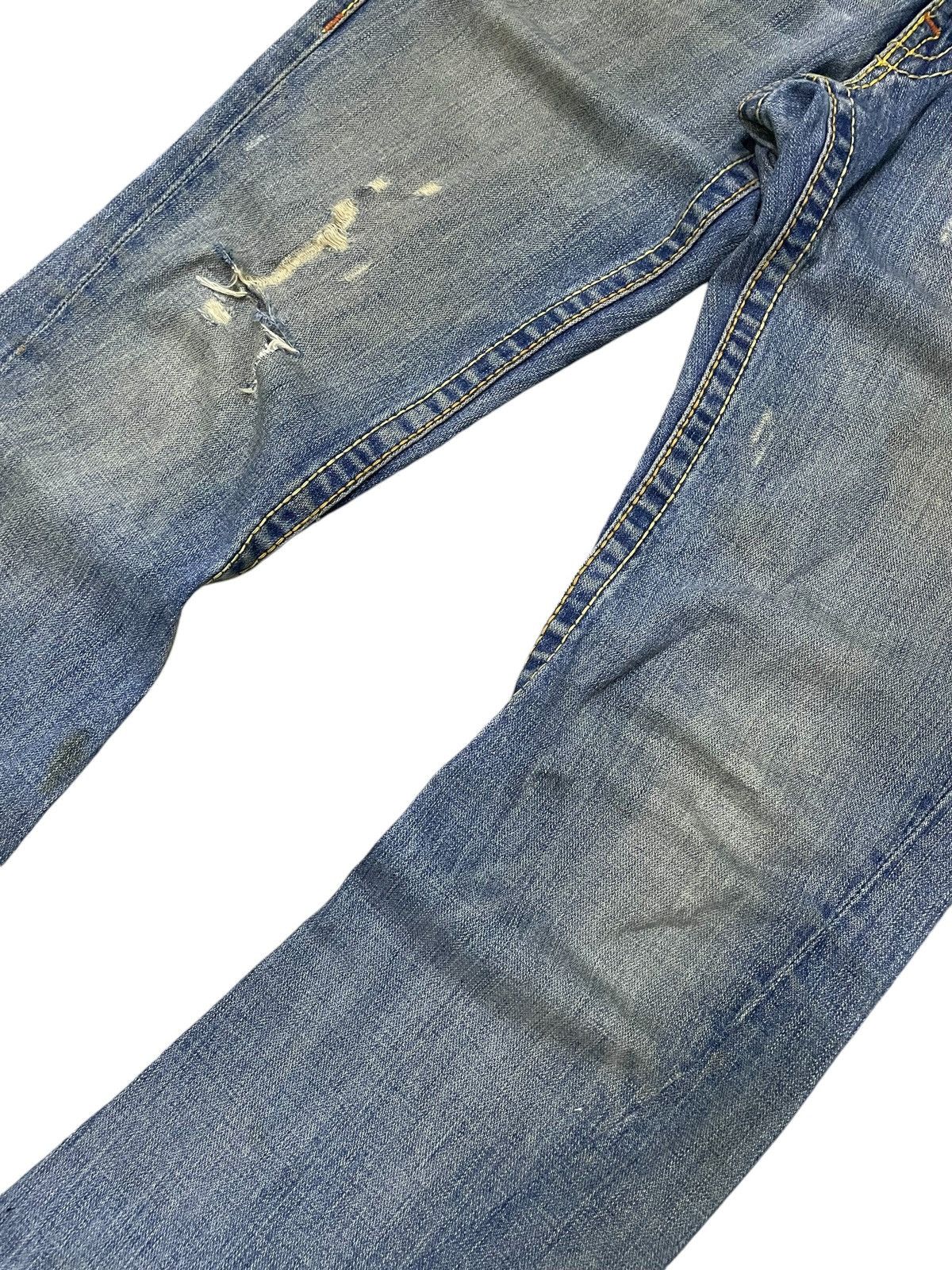 Hysteric Glamour × True Religion True Religion Rainbow Joey Heavy Stitched Distressed Jeans Size US 32 / EU 48 - 4 Thumbnail