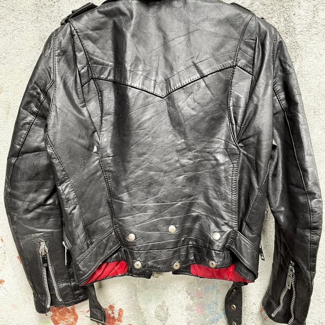 Other Petroff Leather Jacket Original 70s Metal Punk Size US XS / EU 42 / 0 - 2 Thumbnail