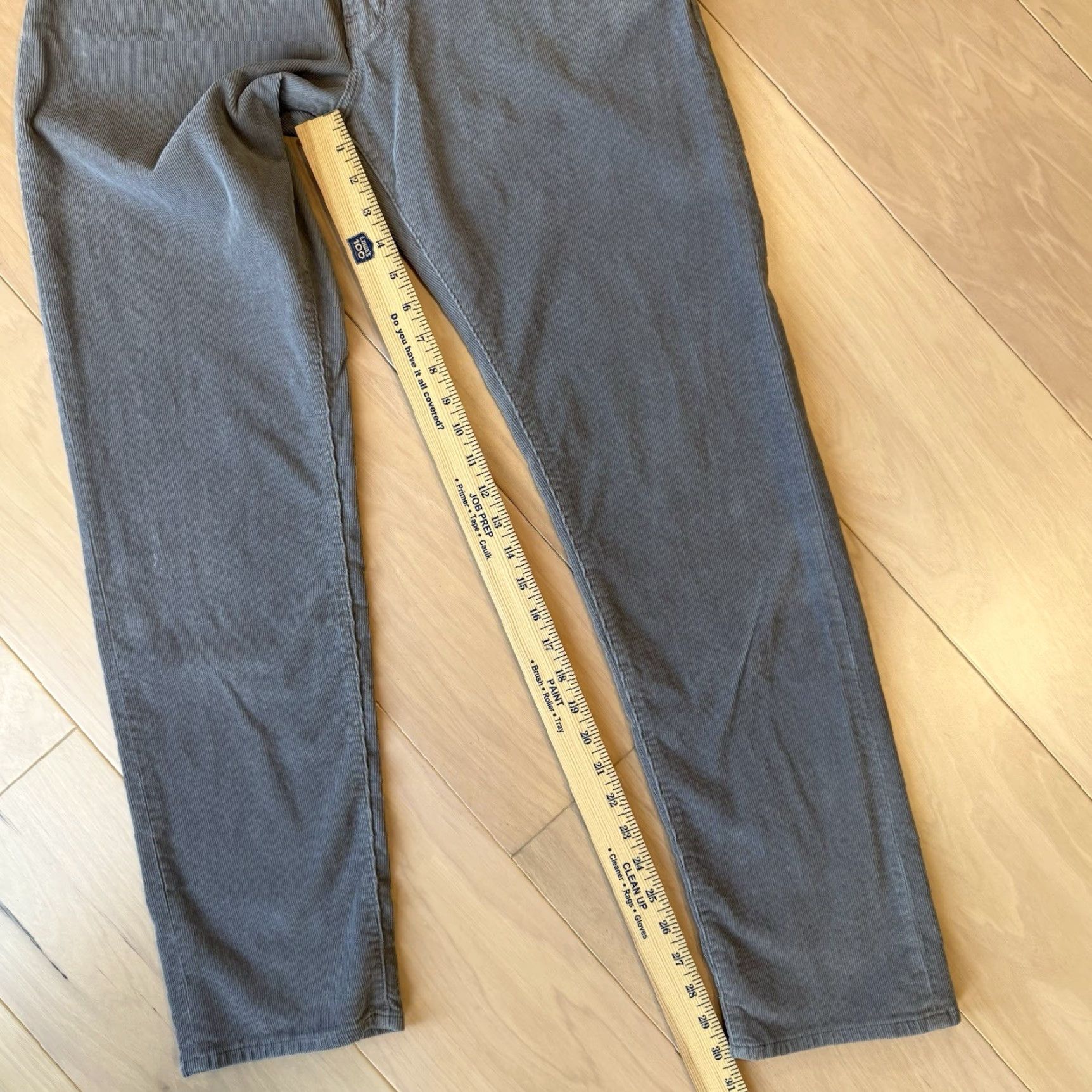 Todd Snyder Todd Snyder Corduroy Pants Slim Fit 33 Gray Men Regular Pants Size US 33 - 6 Thumbnail