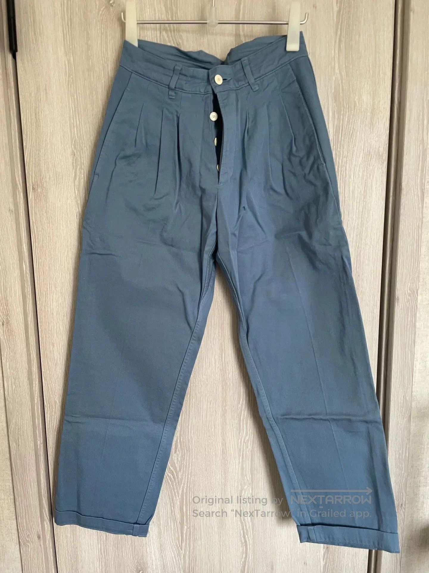 Visvim visvim HAKAMA Blue Cotton Pants. Size US 26 / EU 42 - 1 Thumbnail