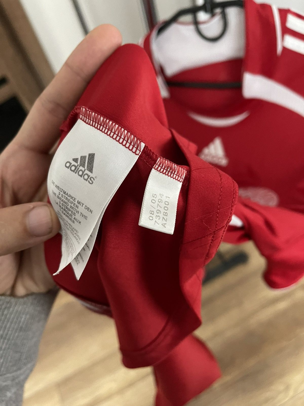 Adidas 2006/2008 Denmark Adidas Soccer Jersey Shirt Vintage Size US L / EU 52-54 / 3 - 12 Thumbnail