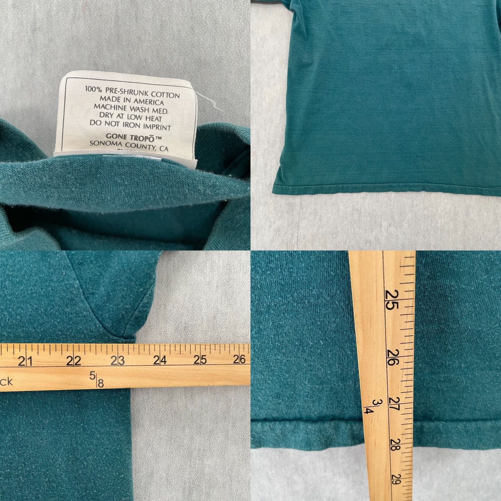 Logo 7 VINTAGE Gone Tropo Christian Brothers Napa Valley Shirt XL Green Logo 90s Mens Size US XL / EU 56 / 4 - 8 Thumbnail