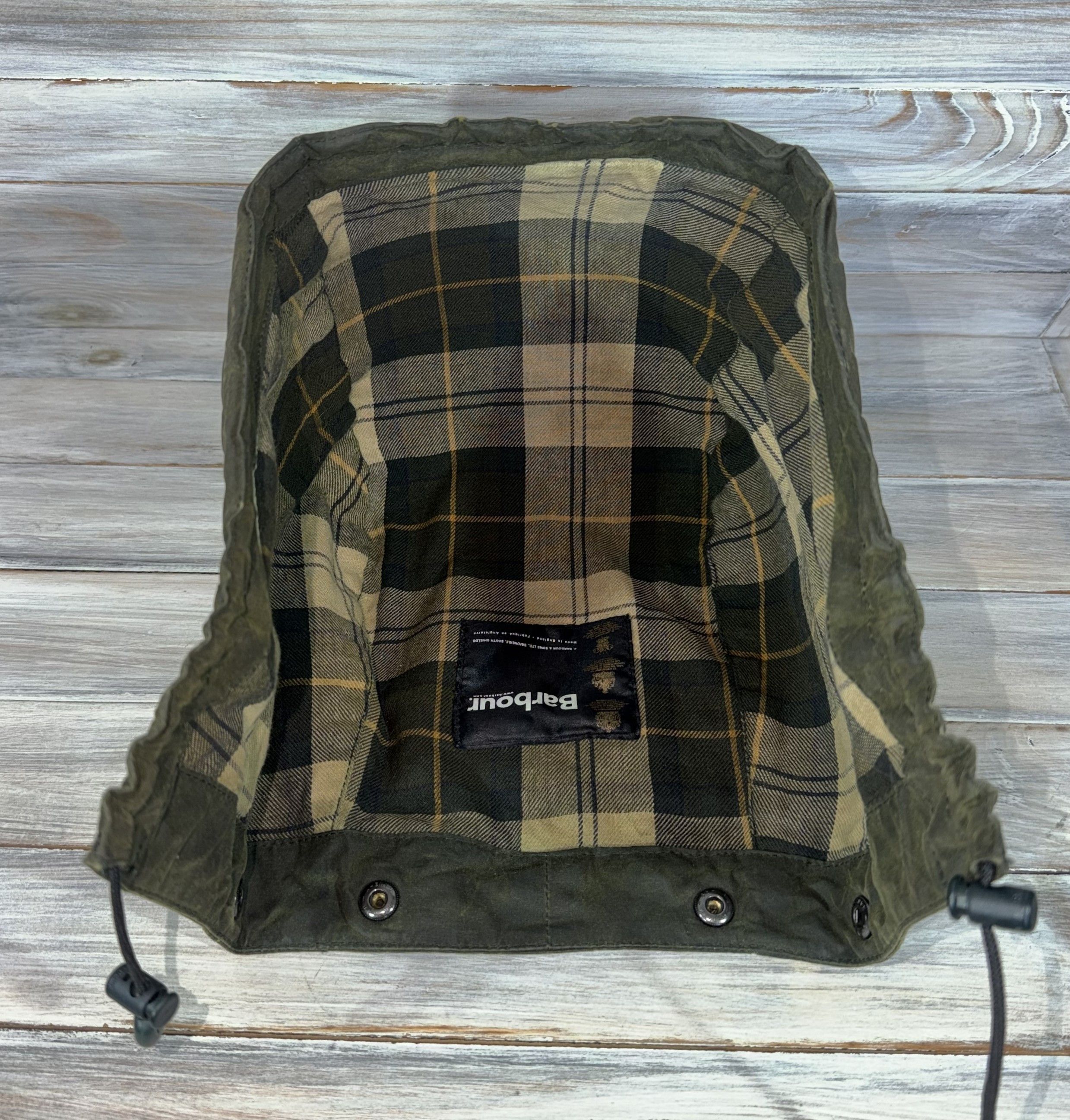 Barbour BARBOUR Wax Hood For Waxed Cotton Jacket Green One Size Size ONE SIZE - 9 Thumbnail