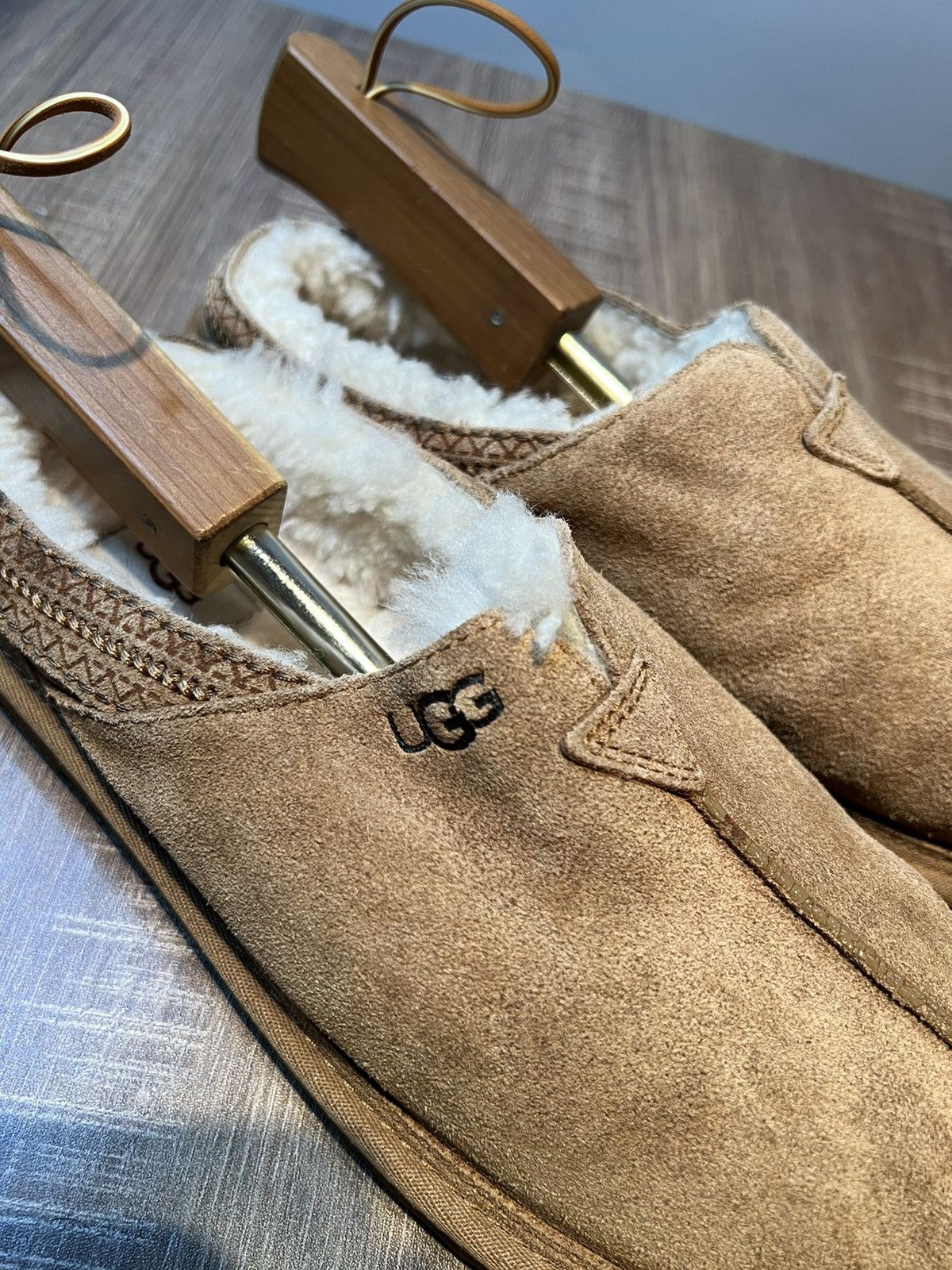Ugg UGG Neuman Slipper Chestnut Mens Slipper Slides Size 12 Size US 12 / EU 45 - 7 Thumbnail