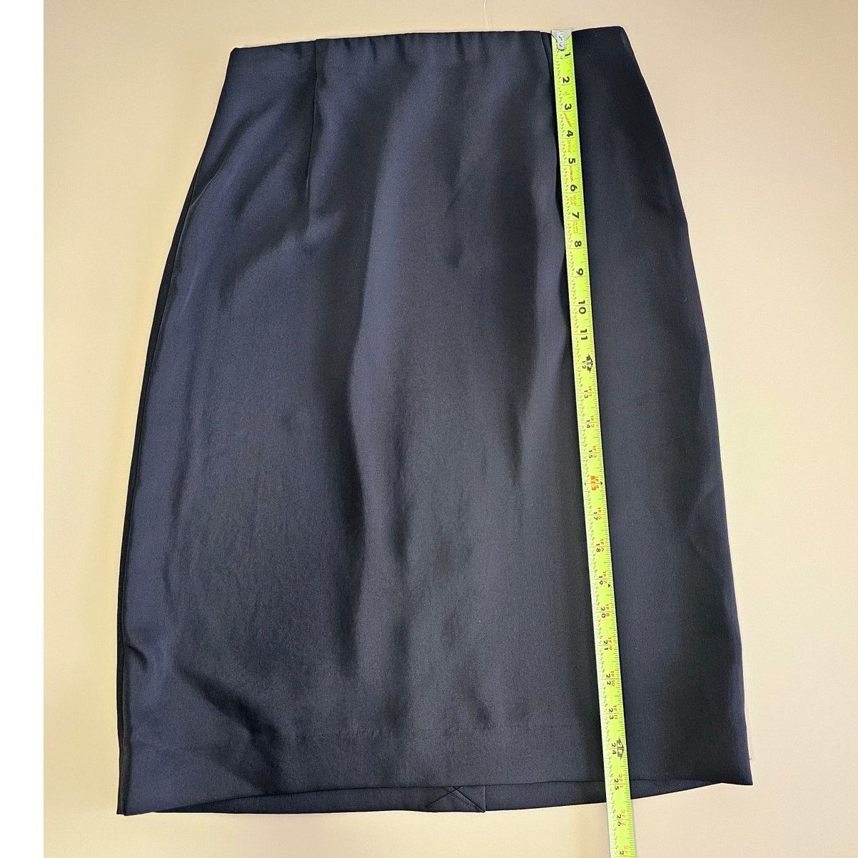 Vince NWT VINCE Black Pencil Knee Length Skirt S/P Small $245 Size 27" / US 4 / IT 40 - 4 Thumbnail