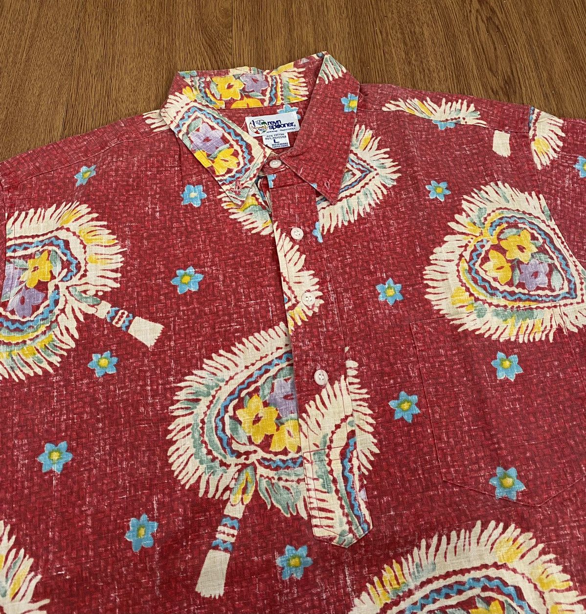 Reyn Spooner × Vintage Vintage Reyn spooner hawaiian shirt Size US L / EU 52-54 / 3 - 2 Thumbnail