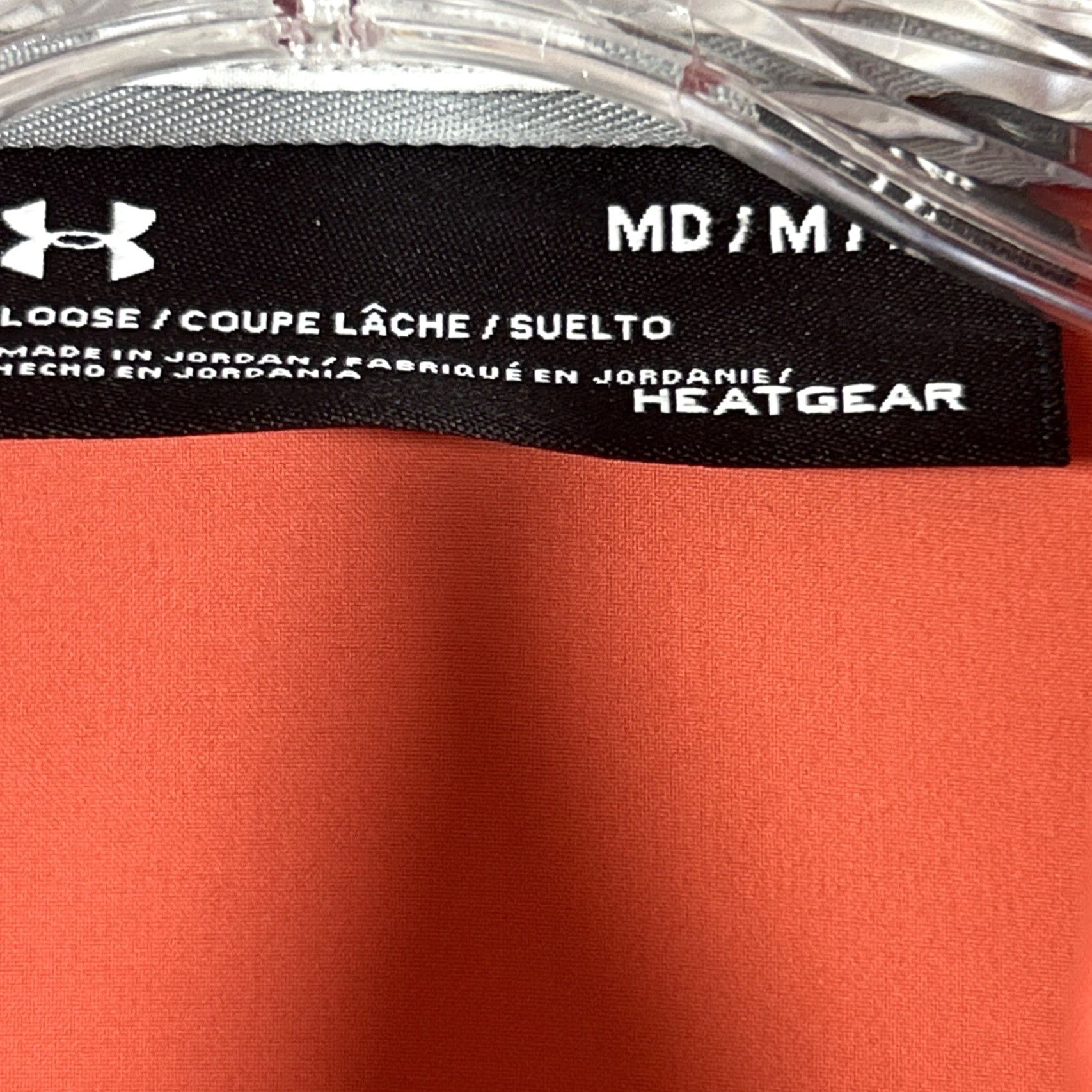 Under Armour Under Armour Shirt Button-Up Mens M HeatGear Breather Lightweight Pockets Pink Collared Long Sleeve Vintage No Size US M / EU 48-50 / 2 - 3 Thumbnail
