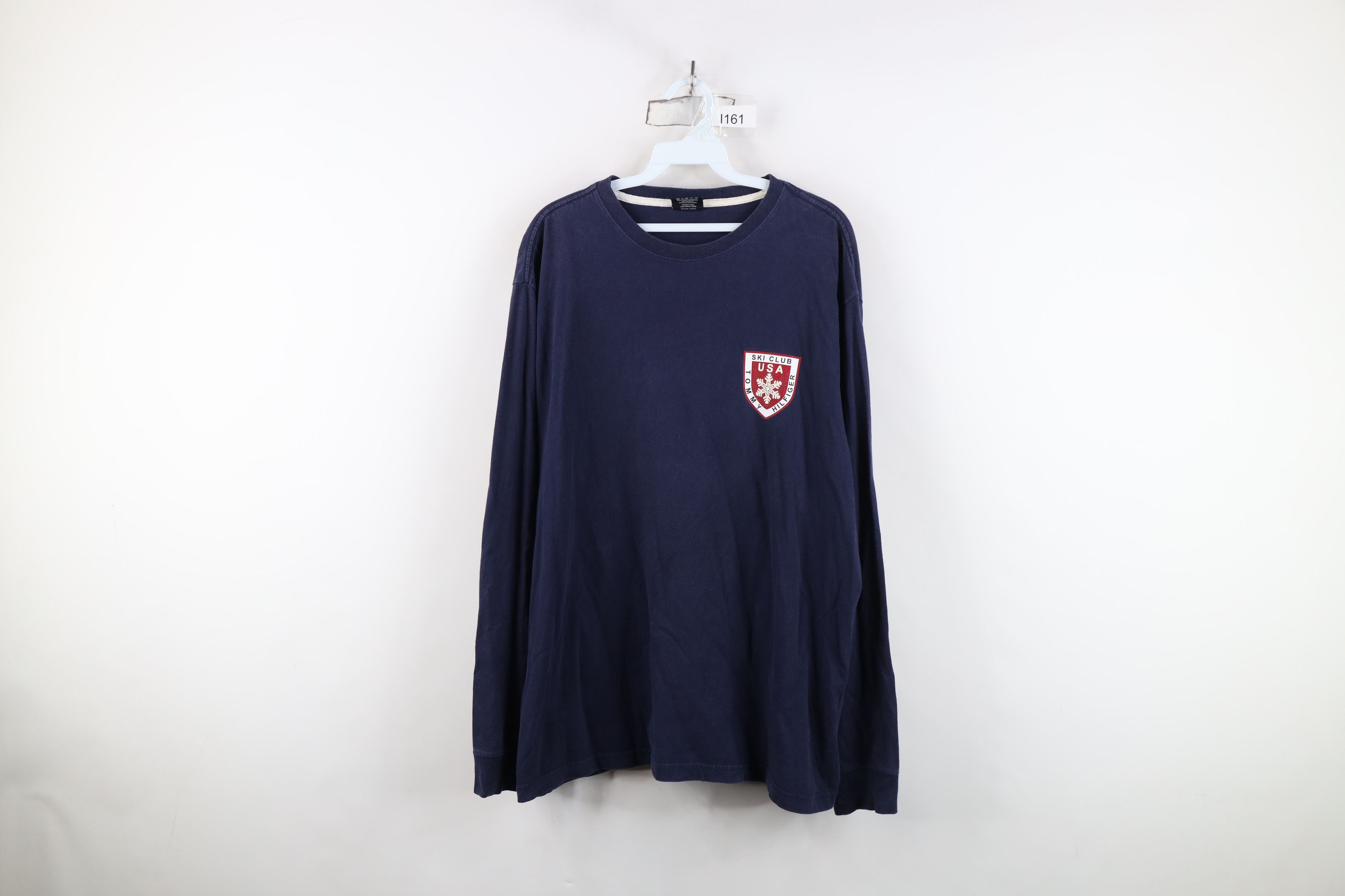 Tommy Hilfiger Vintage 90s Y2K Tommy Hilfiger Ski Club Long Sleeve T-Shirt Size US L / EU 52-54 / 3 - 1 Thumbnail