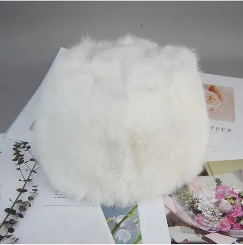 Other Warm Natural Rabbit Fur Bomber Hat Size ONE SIZE - 2 Thumbnail