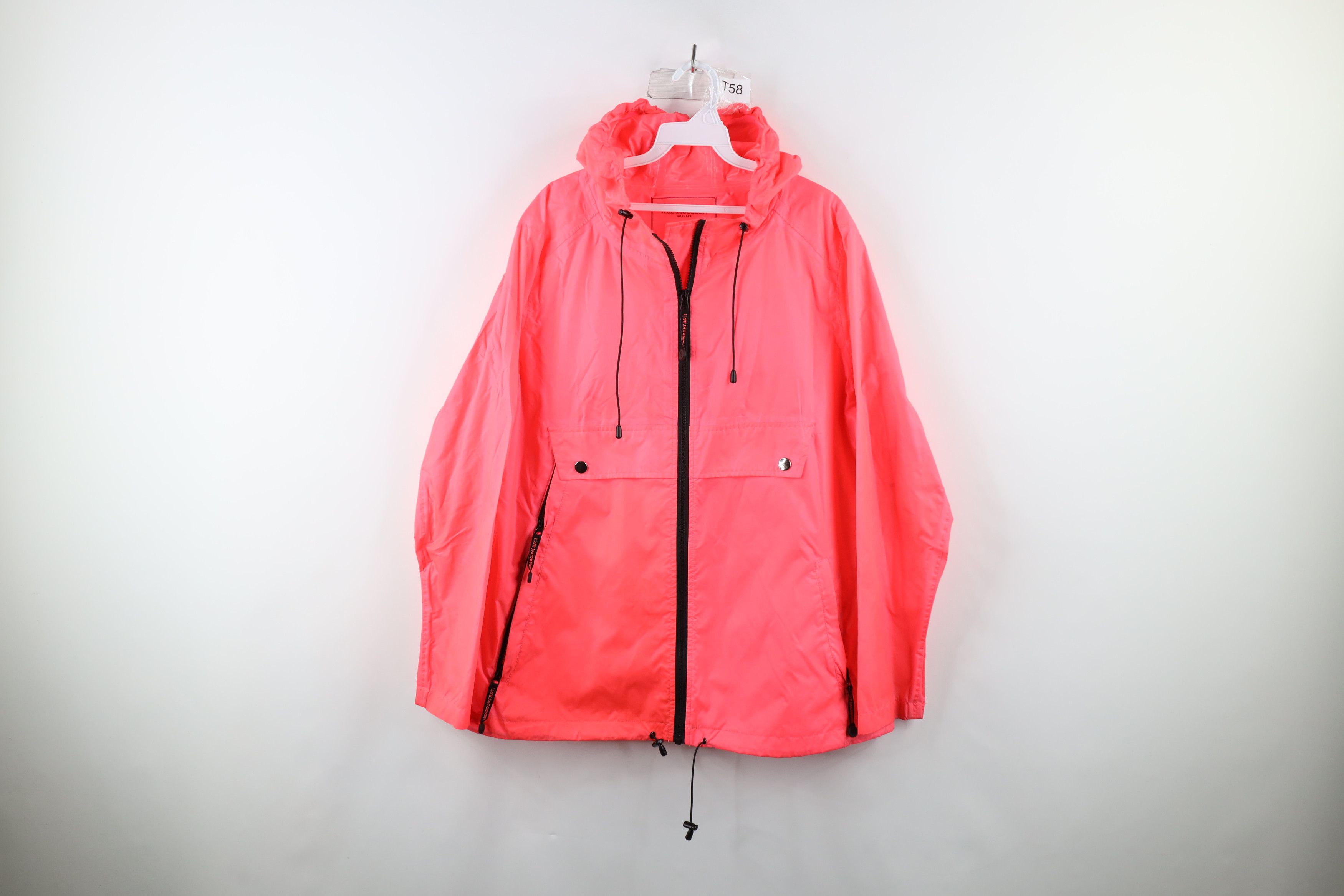 Vintage Ilse Jacobsen Hornbaek Packable Hooded Raincoat Jacket Pink ...