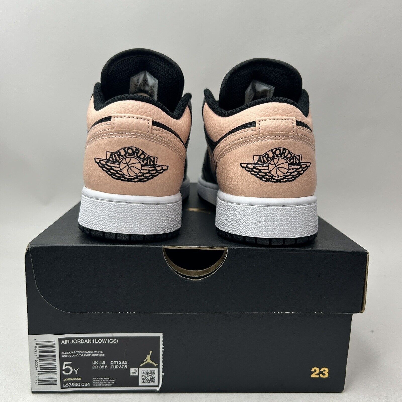 Jordan Brand Nike Air Jordan 1 Low Retro GS “Crimson Tint” 2023 Size US 6.5 / IT 36.5 - 4 Thumbnail