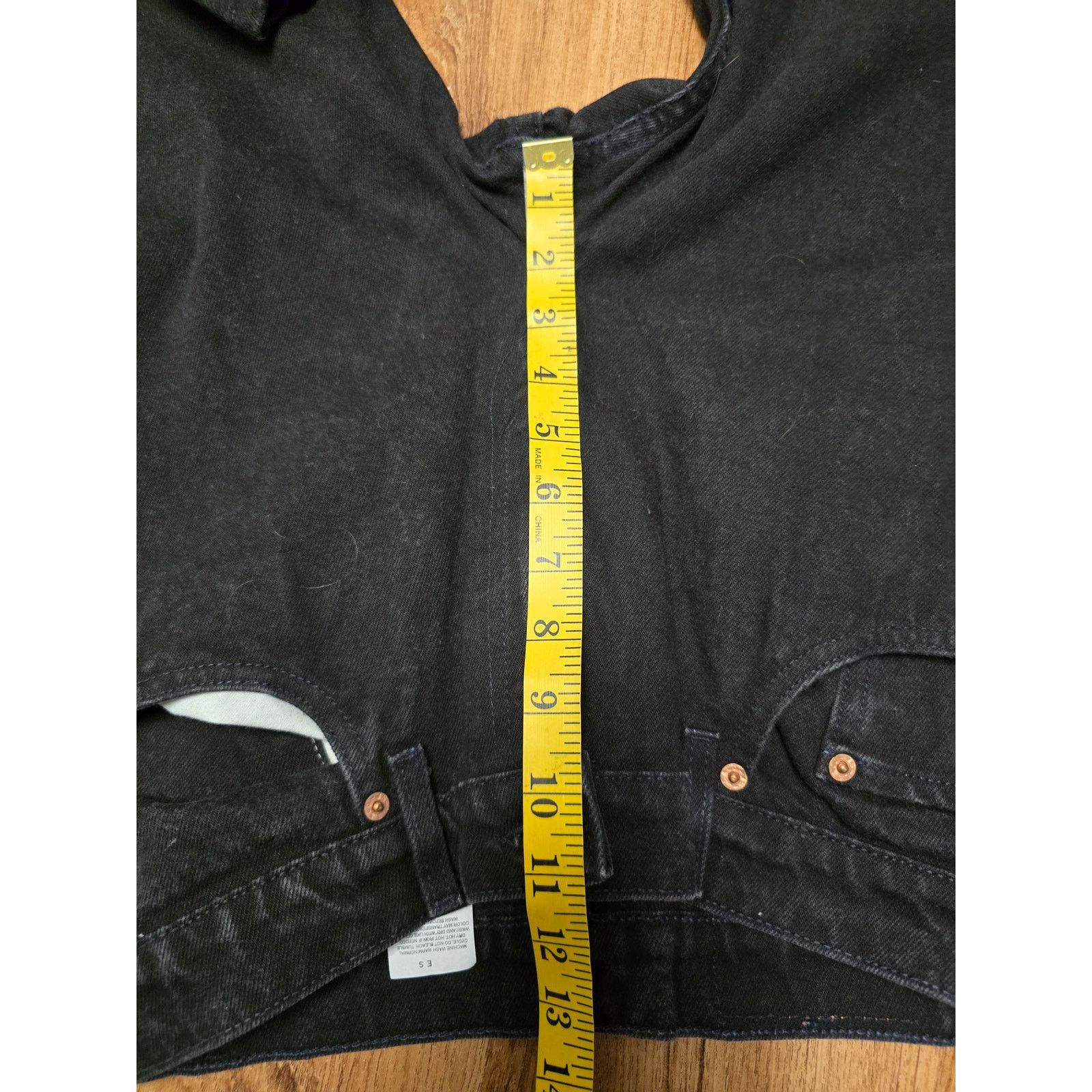 Levi's Vintage Levis 501 Jeans 9 Short Black Relax Fit Tapered Leg Size US 28 / EU 44 - 9 Thumbnail