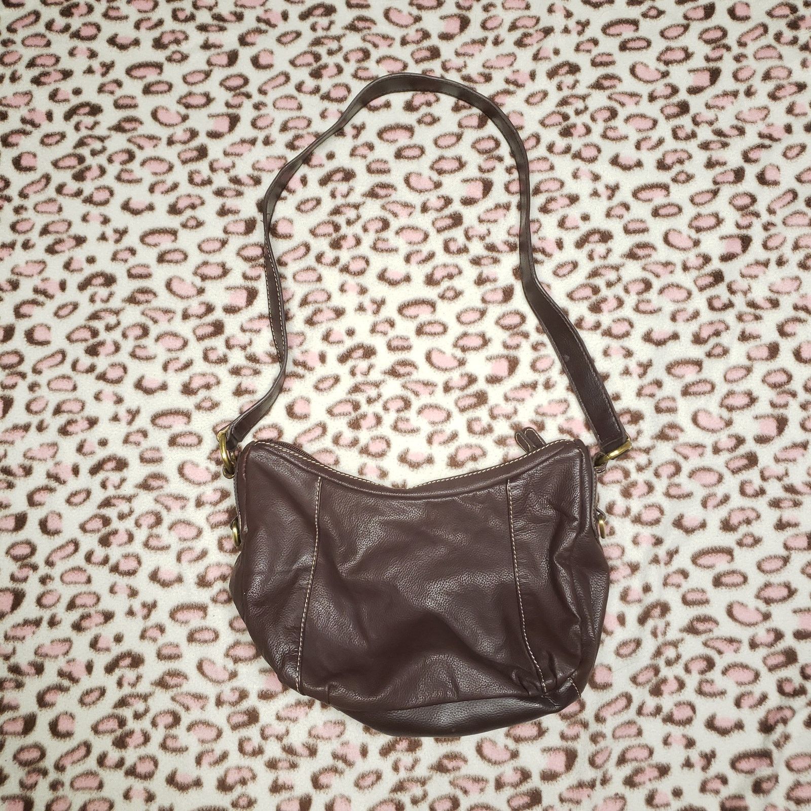 Croft & Barrow Vintage Croft & Barrow leather sling hand shoulder bag Size ONE SIZE - 3 Thumbnail