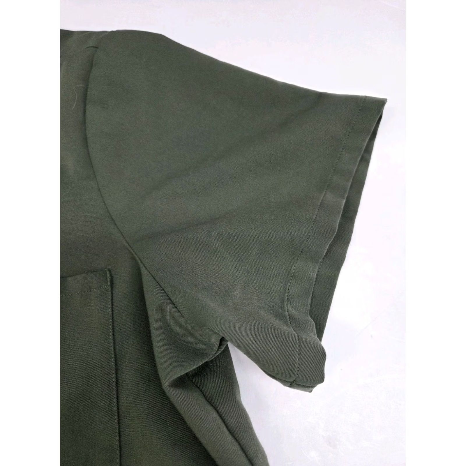 Vintage FIGS Women’s Technical Collection Style 1000211 Pocket Scrub Top Green XL Women Size XL / US 12-14 / IT 48-50 - 7 Thumbnail