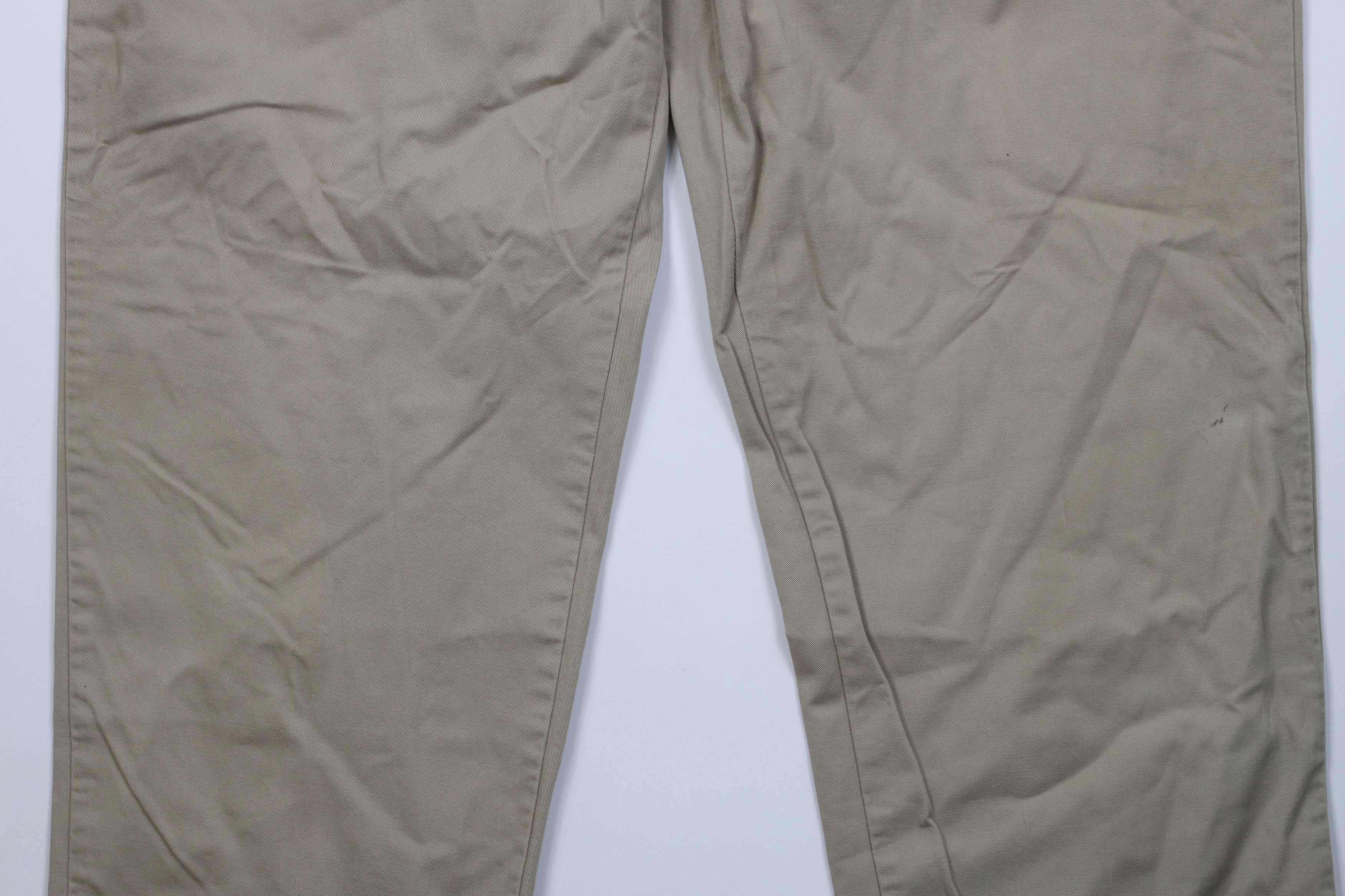 Pendleton Vintage 90s Pendleton Cuffed Wide Leg Chino Pants Beige Size US 40 / EU 56 - 4 Thumbnail