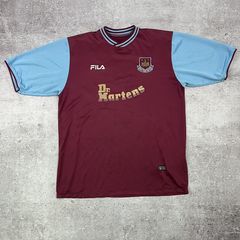 West ham fila on sale shirt