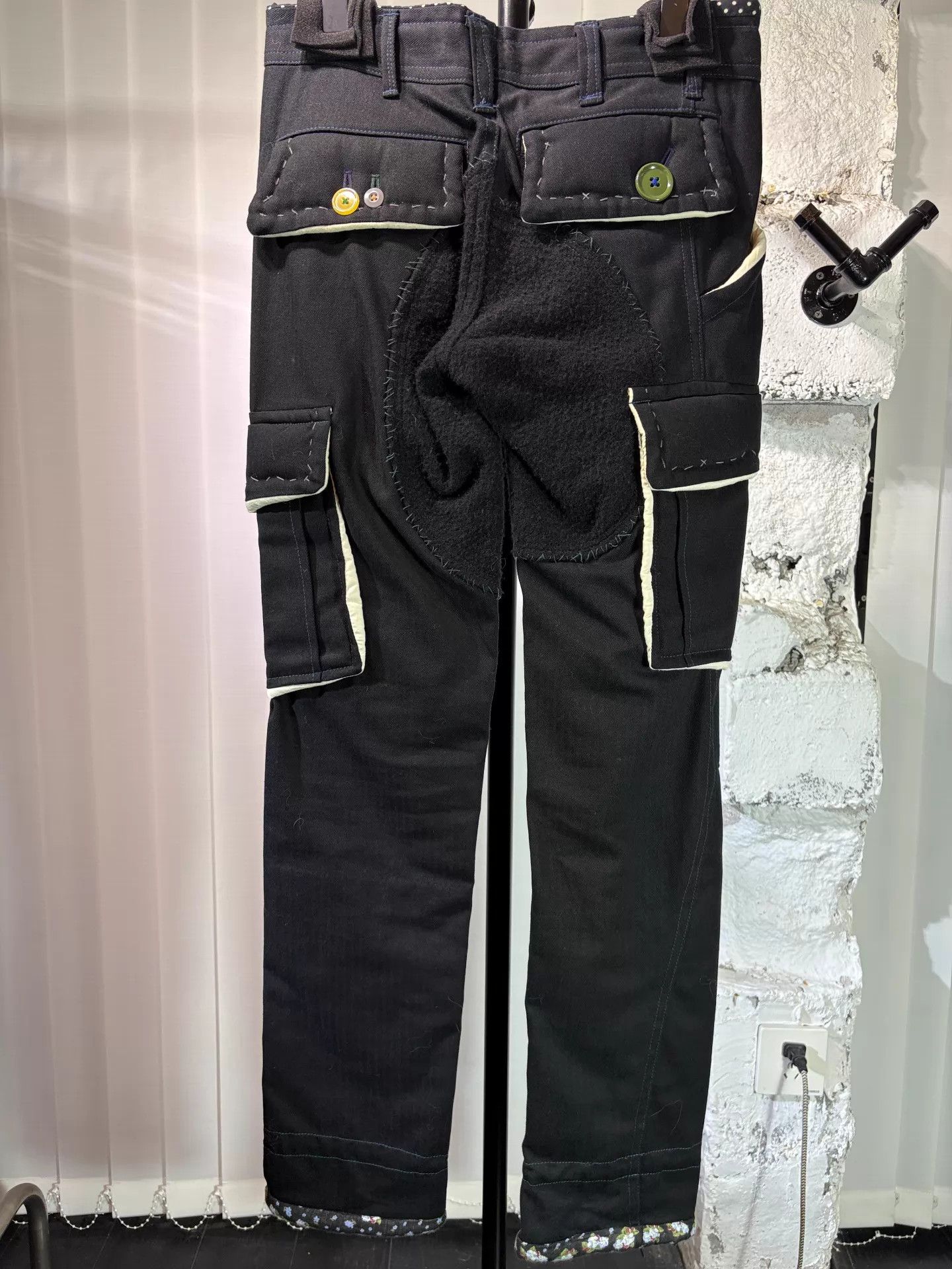 Undercover Undercover 04AW Hand-Sewn Doll Flower Cargo Pants Size 27" / US 4 / IT 40 - 2 Thumbnail