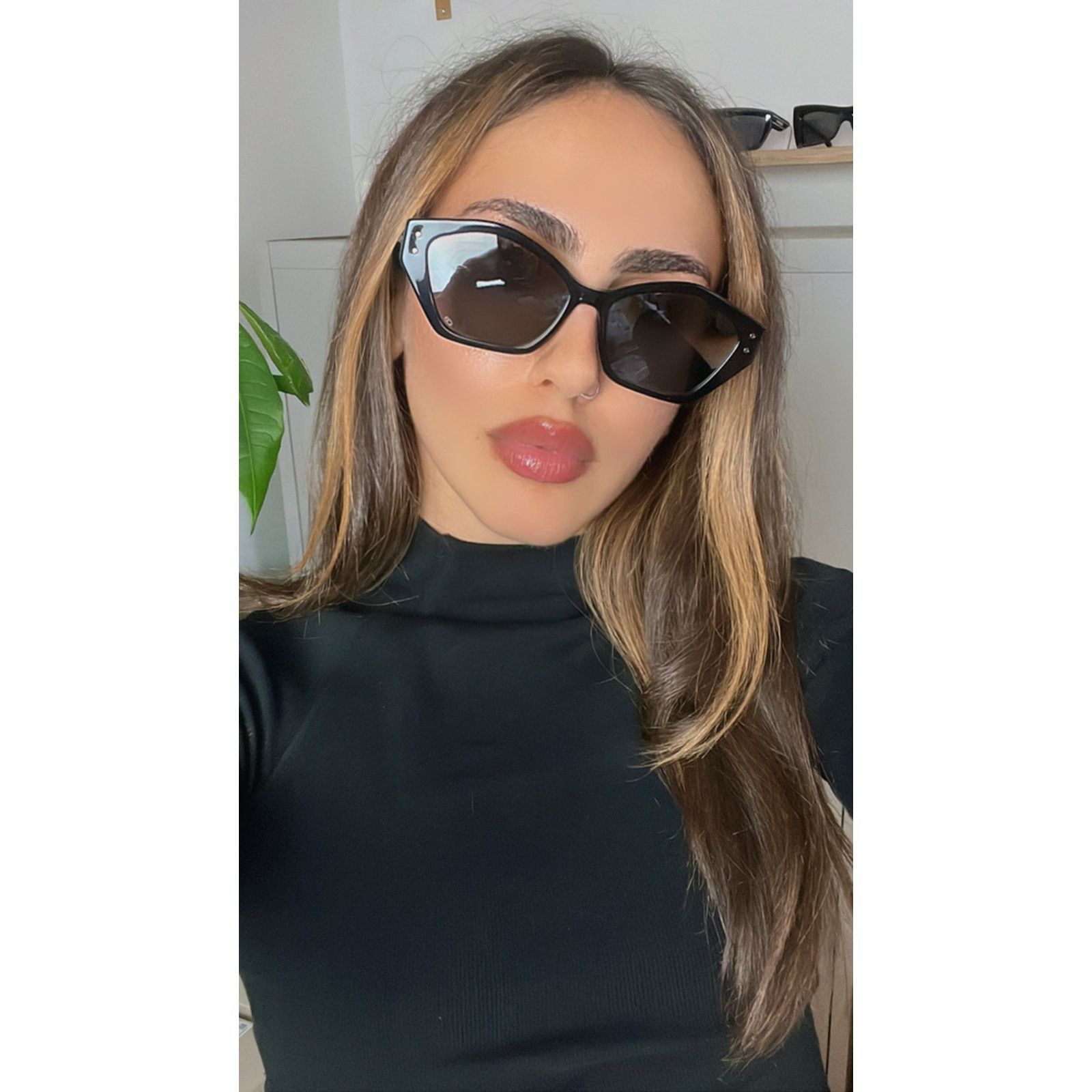 Dior NEW Dior MissDior S1U Sunglasses in Black Silver Mirror Size ONE SIZE - 2 Thumbnail