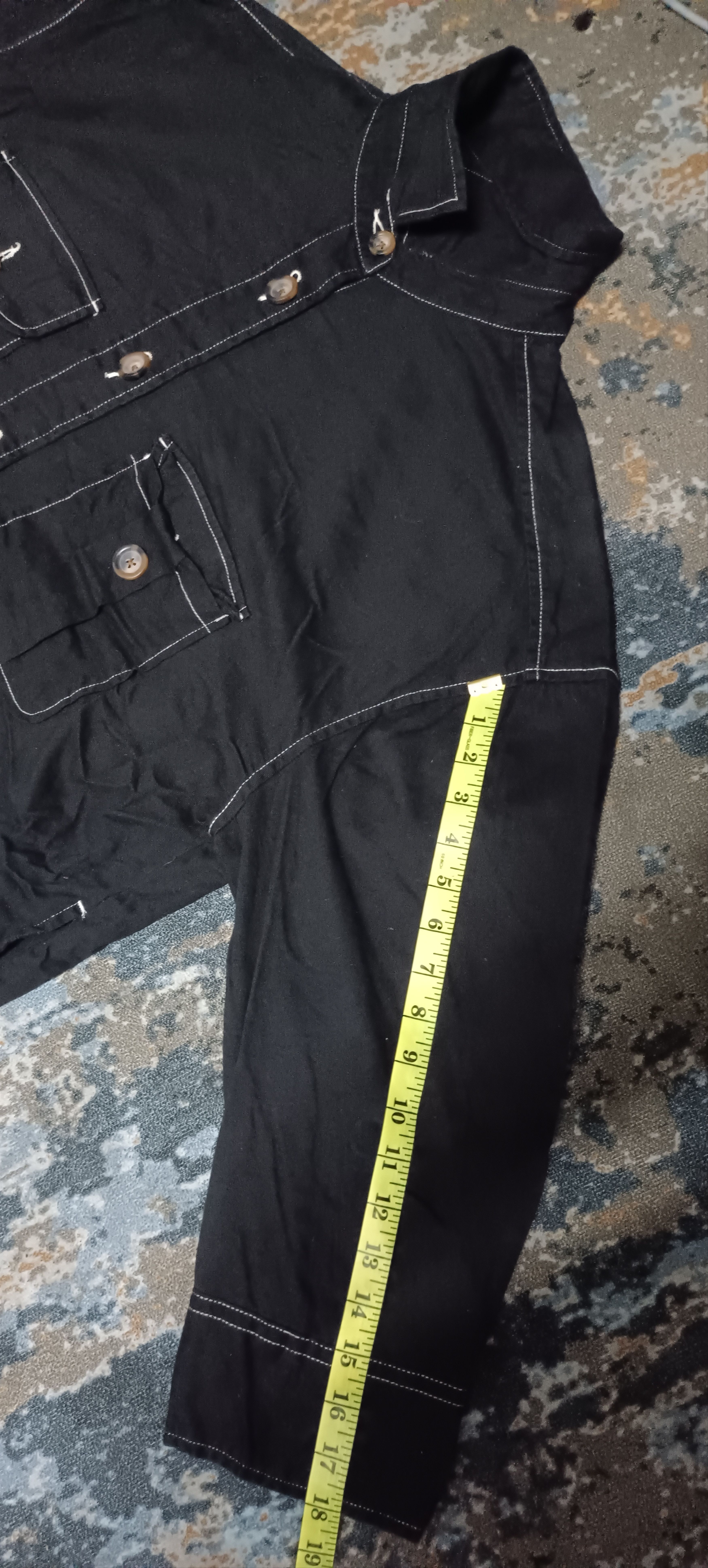 Japanese Brand × Vintage Wise Standard Super Black Button Up Jacket Size US XL / EU 56 / 4 - 9 Thumbnail