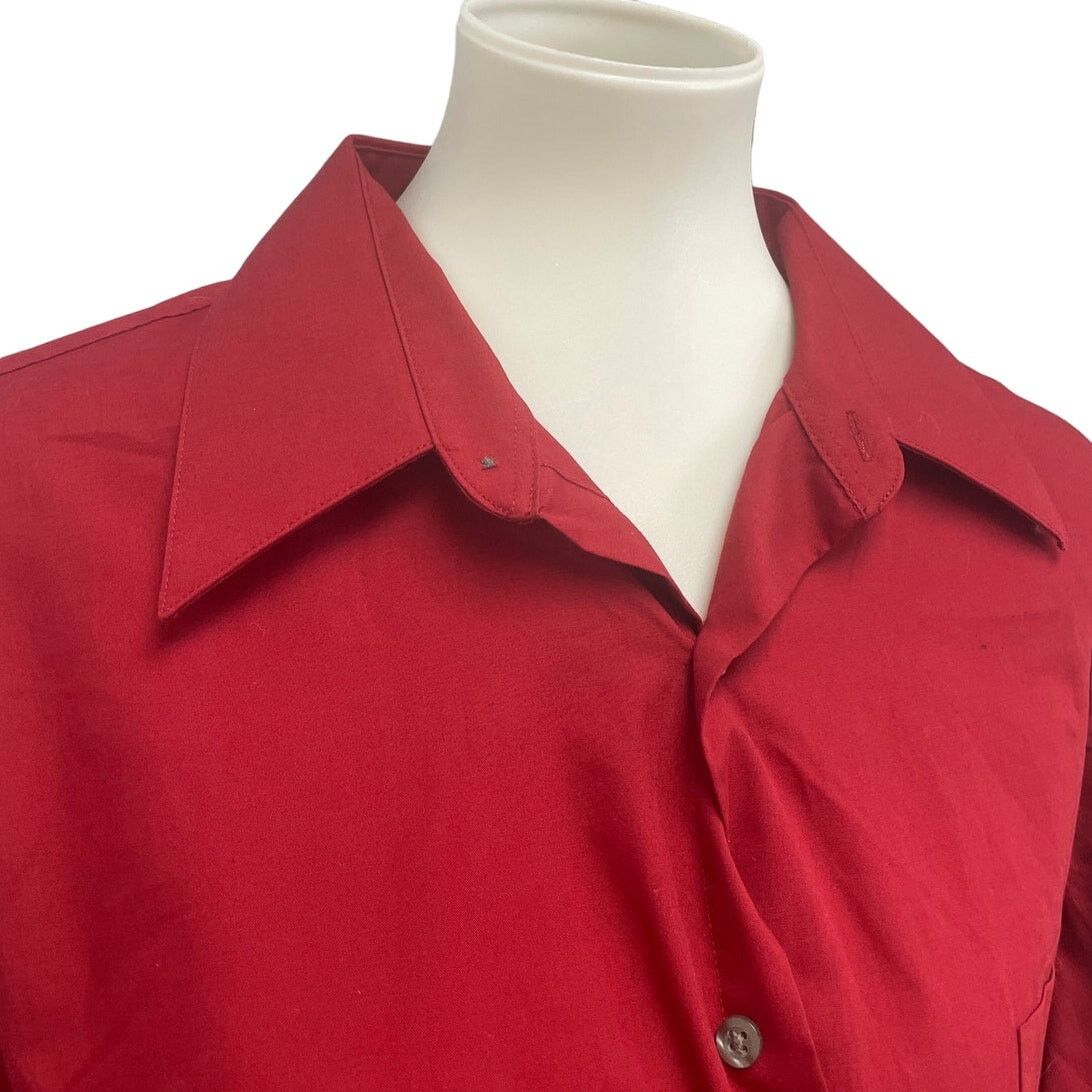Van Heusen Van Heusen Mens XL PolyCotton Long Sleeve Button Up Shirt Size US XL / EU 56 / 4 - 2 Thumbnail