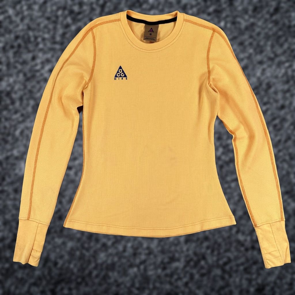 Nike Nike ACG Shirt Womens M Orange Long Sleeve Thermal Base Layer BQ3417-884 Size M / US 6-8 / IT 42-44 - 1 Thumbnail
