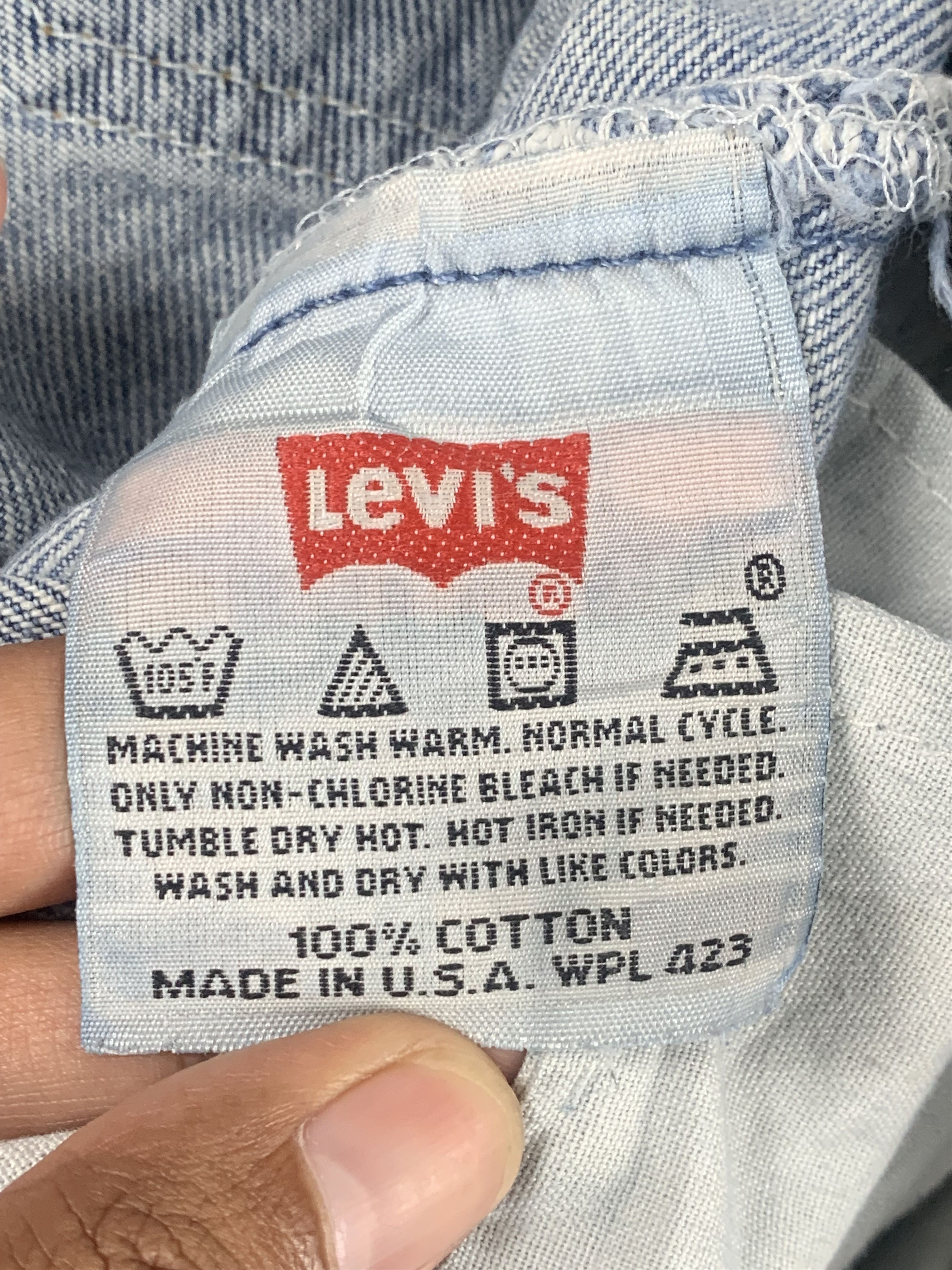 Levi's Vintage Levis 501 Faded Blue Jeans DP2065 Size US 32 / EU 48 - 7 Thumbnail