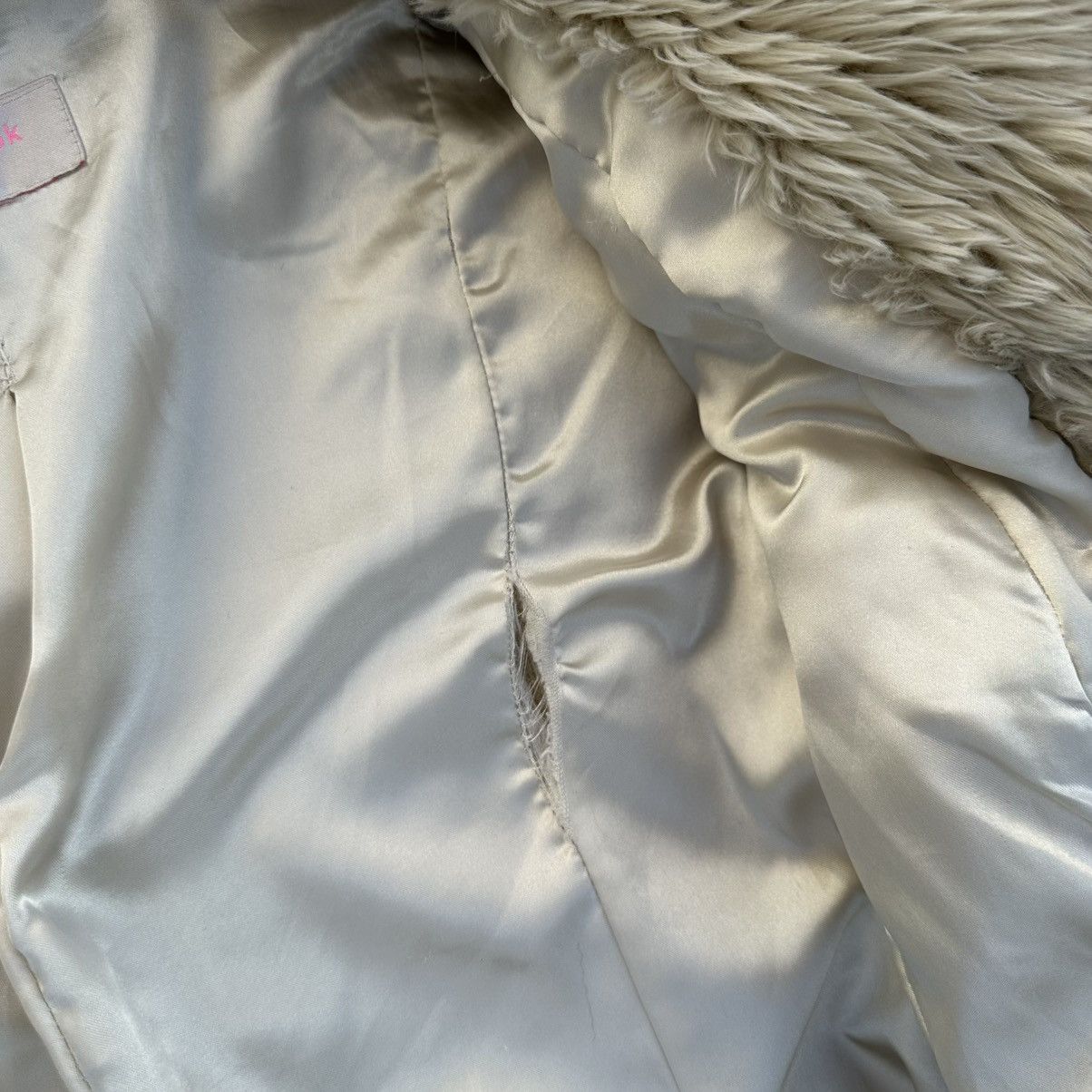 20471120 × Grunt Style × Y/Project Vintage Gharani Strok Fur Coat Jacket Y2K 00s USA Grunge Size L / US 10 / IT 46 - 10 Thumbnail