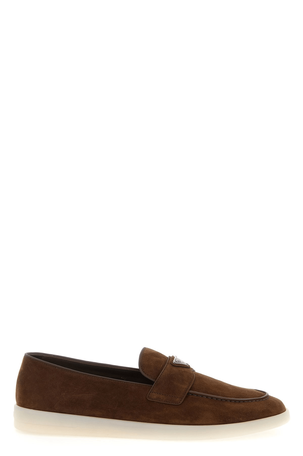 Prada PRADA Cocoa Brown Suede Loafers New & Authentic Size US 12 / EU 45 - 6 Thumbnail
