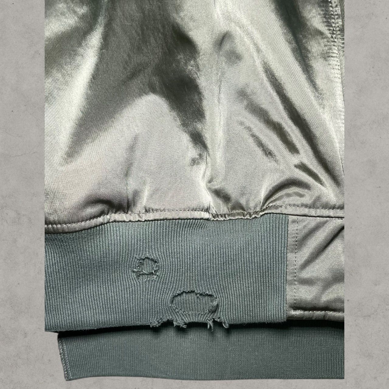 Balenciaga AW23 Balenciaga Double Sleeve Distressed MA-1 Bomber Sz L Size US L / EU 52-54 / 3 - 6 Thumbnail